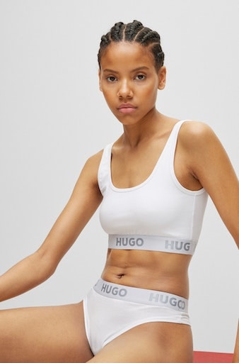 Bralette-BH »BRALETTE SPORTY LOGO«, mit elastischem Bund