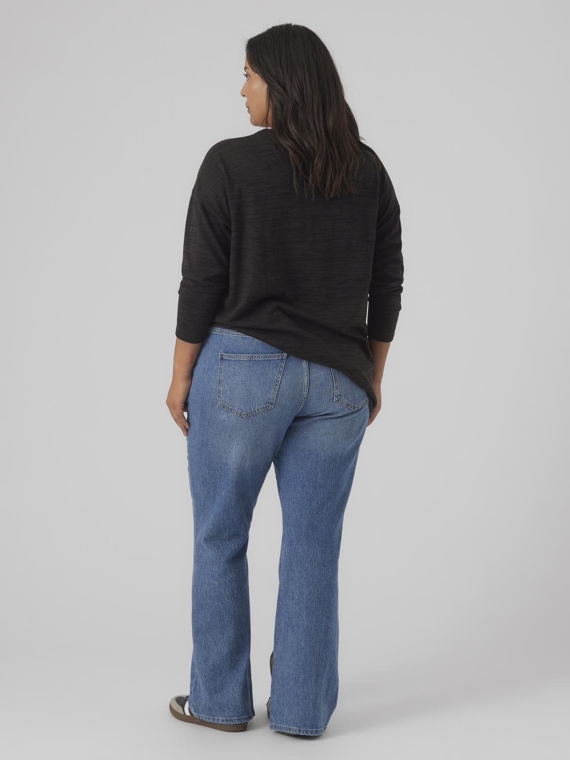 Vero Moda Curve Langarmshirt »VMCKATIE LS LONG TOP JRS NOOS CUR«