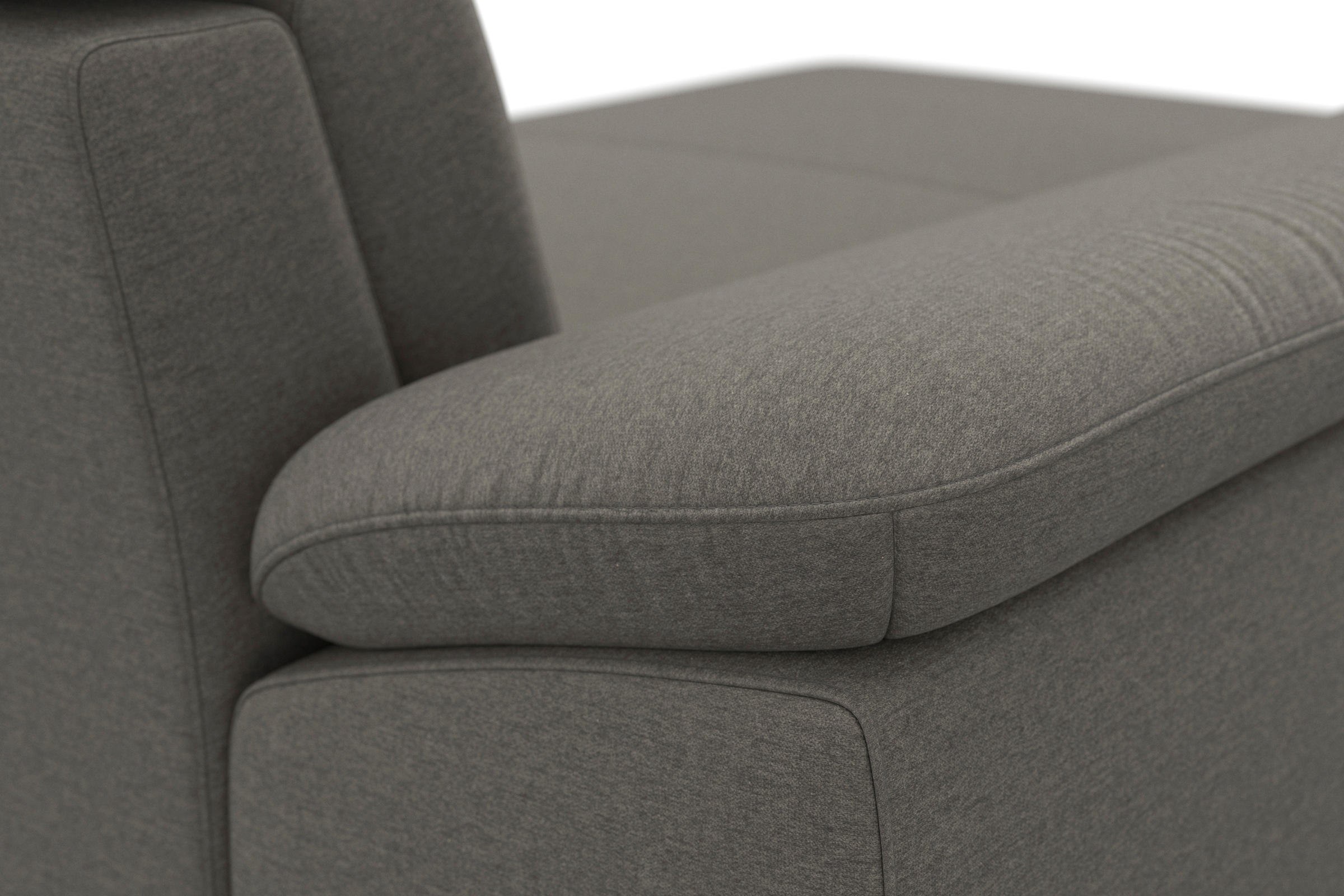 sit&more Wohnlandschaft »Cabrio U-Form, mit Sitztiefenverstellung, Arm- und Kopfteilverstellung«, 3 Nierenkissen, Federkern, optional Bettfunktion und Stauraum