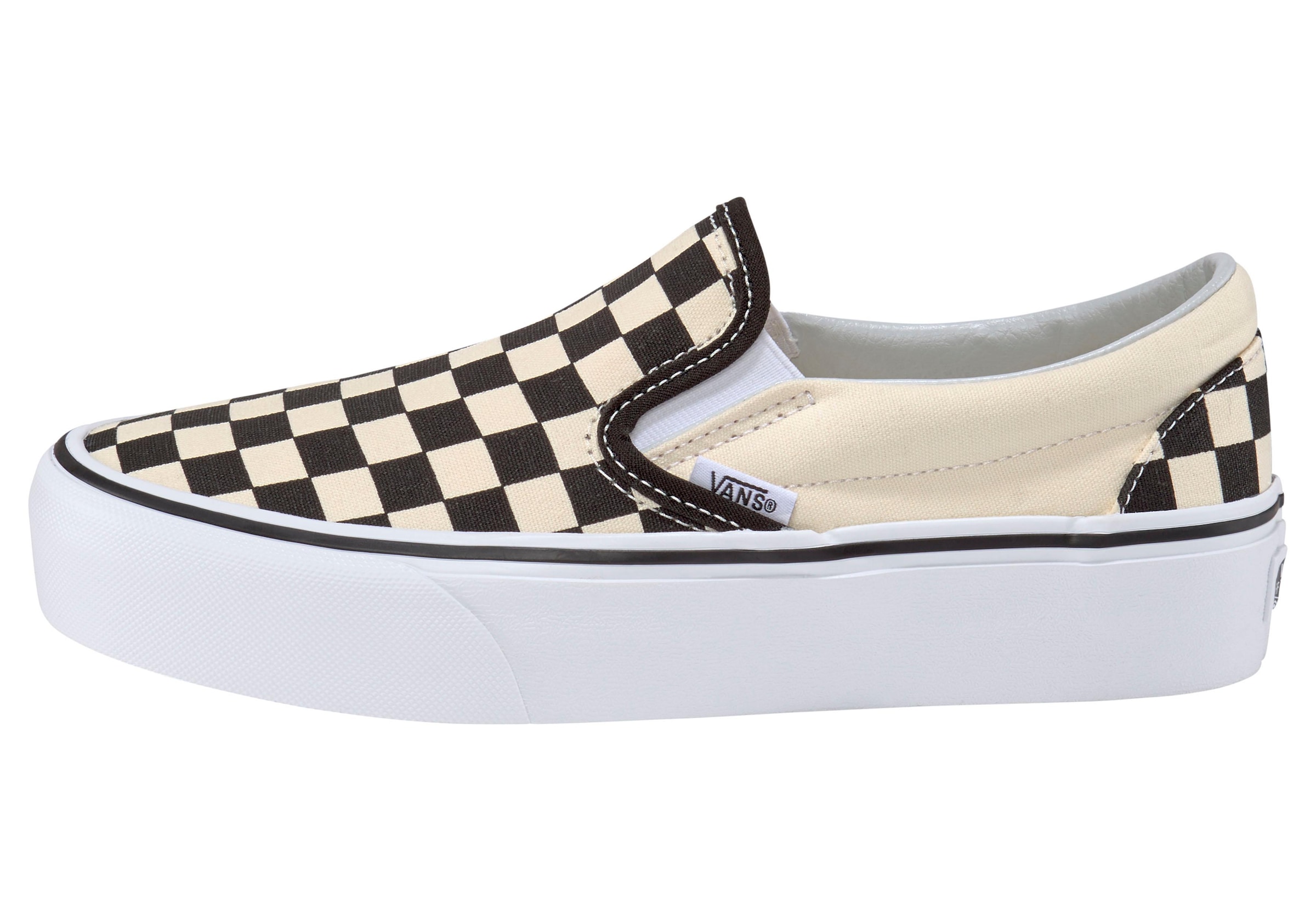 Vans Plateausneaker »UA Classic Slip-On Platform«, aus textilem Canvas-Material