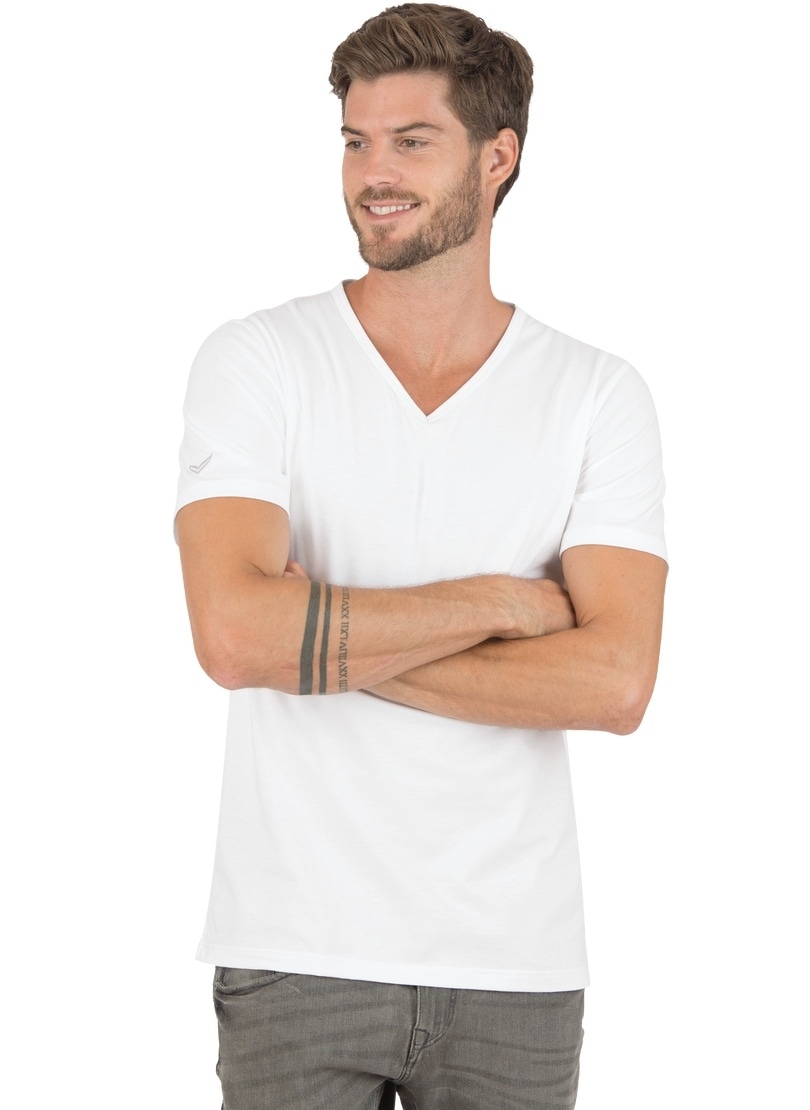 T-Shirt »TRIGEMA V-Shirt aus 100% Bio-Baumwolle (kbA)«