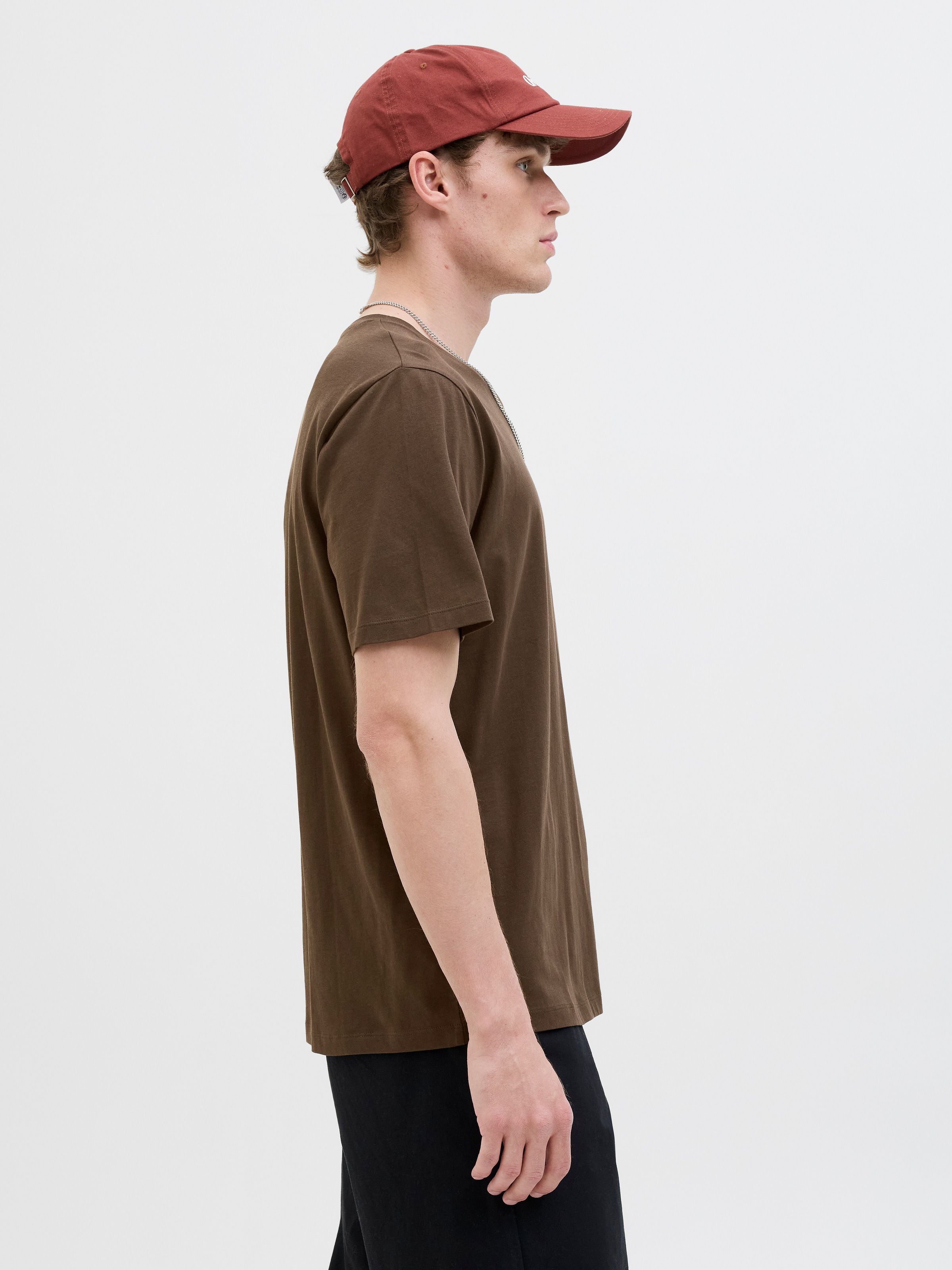 Jack & Jones Rundhalsshirt »JJEORGANIC BASIC TEE SS O-NECK NOOS«, mit Rundhalsausschnitt