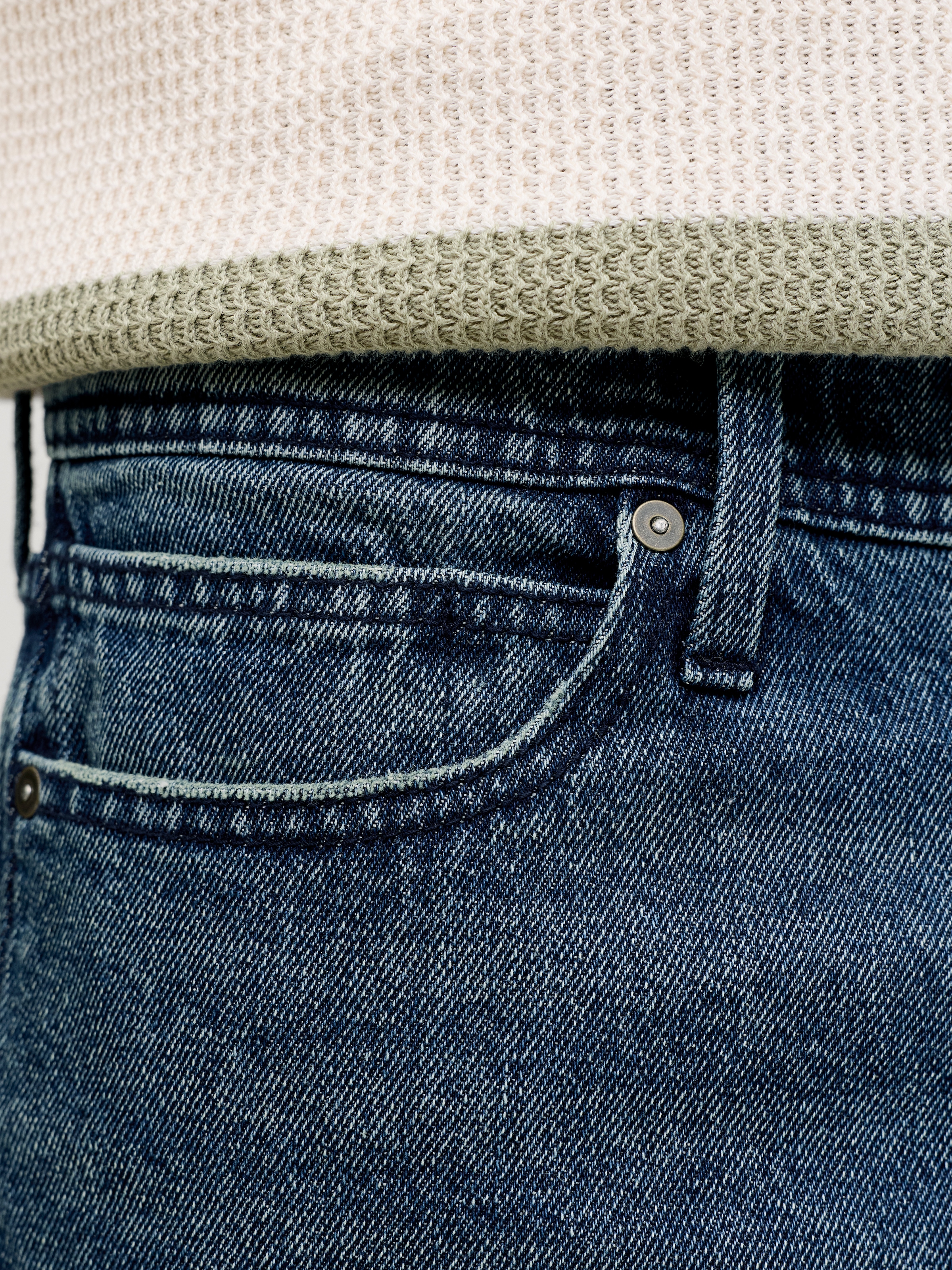 Jack & Jones Short en jean »JJIALEX JJCREW SHORTS AT 229 ST LN« coton, baggy fit