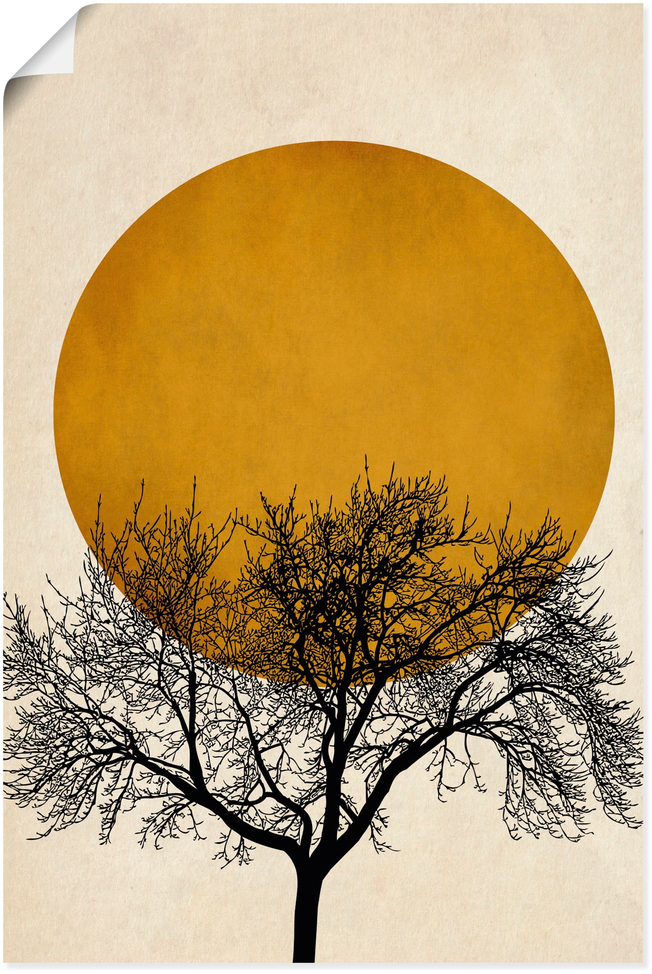 Image of Artland Poster "Wintermorgen" Baumbilder 1 Stk. tlg. ohne Rahmen
