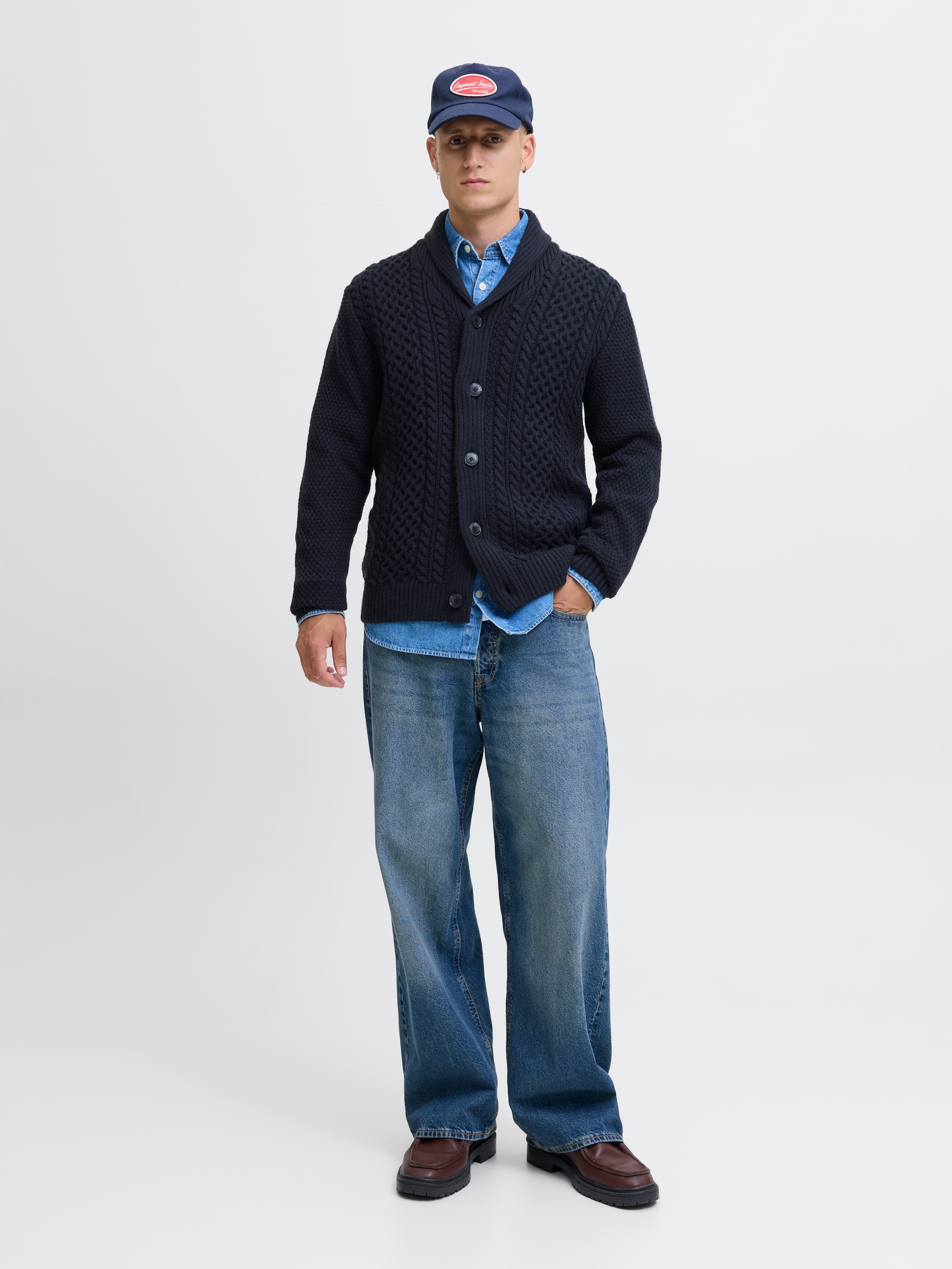 Jack & Jones Pull en tricot »JJPAUL KNIT SHAWL CARDIGAN«