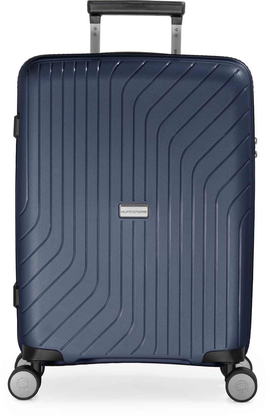 Image of Hauptstadtkoffer Hartschalen-Trolley »TXL, dunkelblau, 55 cm«, 4 Rollen bei Ackermann Versand Schweiz