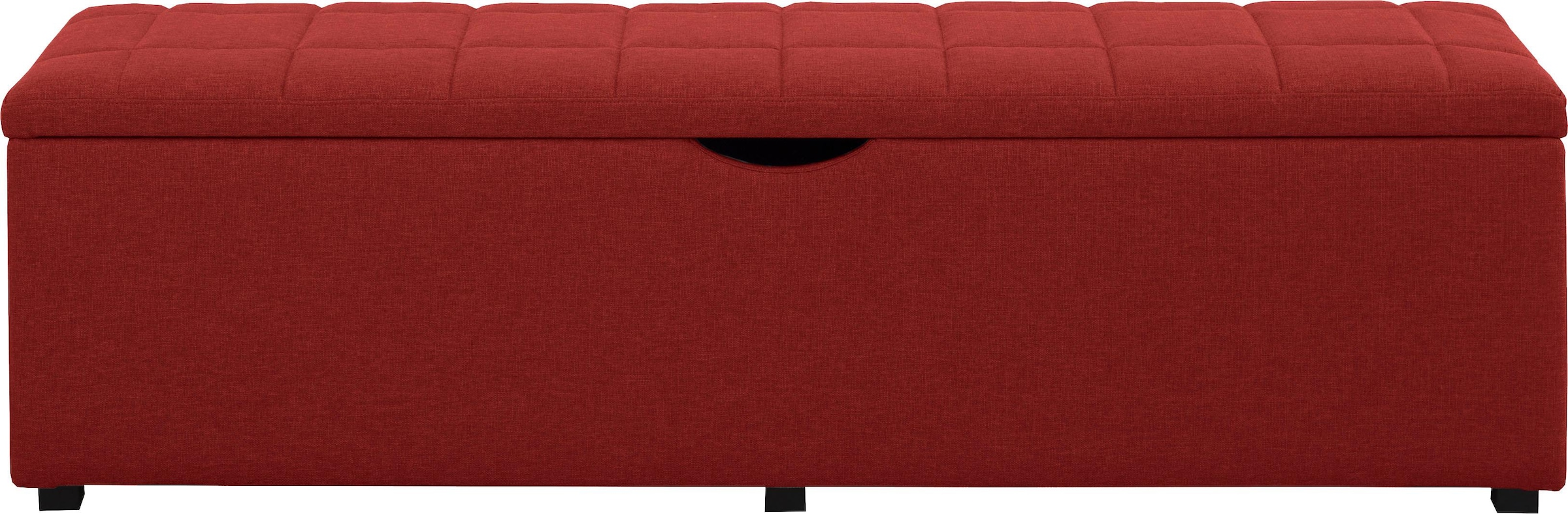 Places of Style Hockerbank »Checked«, mit Stauraum, Breite 120 cm und 160 cm, als Bettbank geeignet
