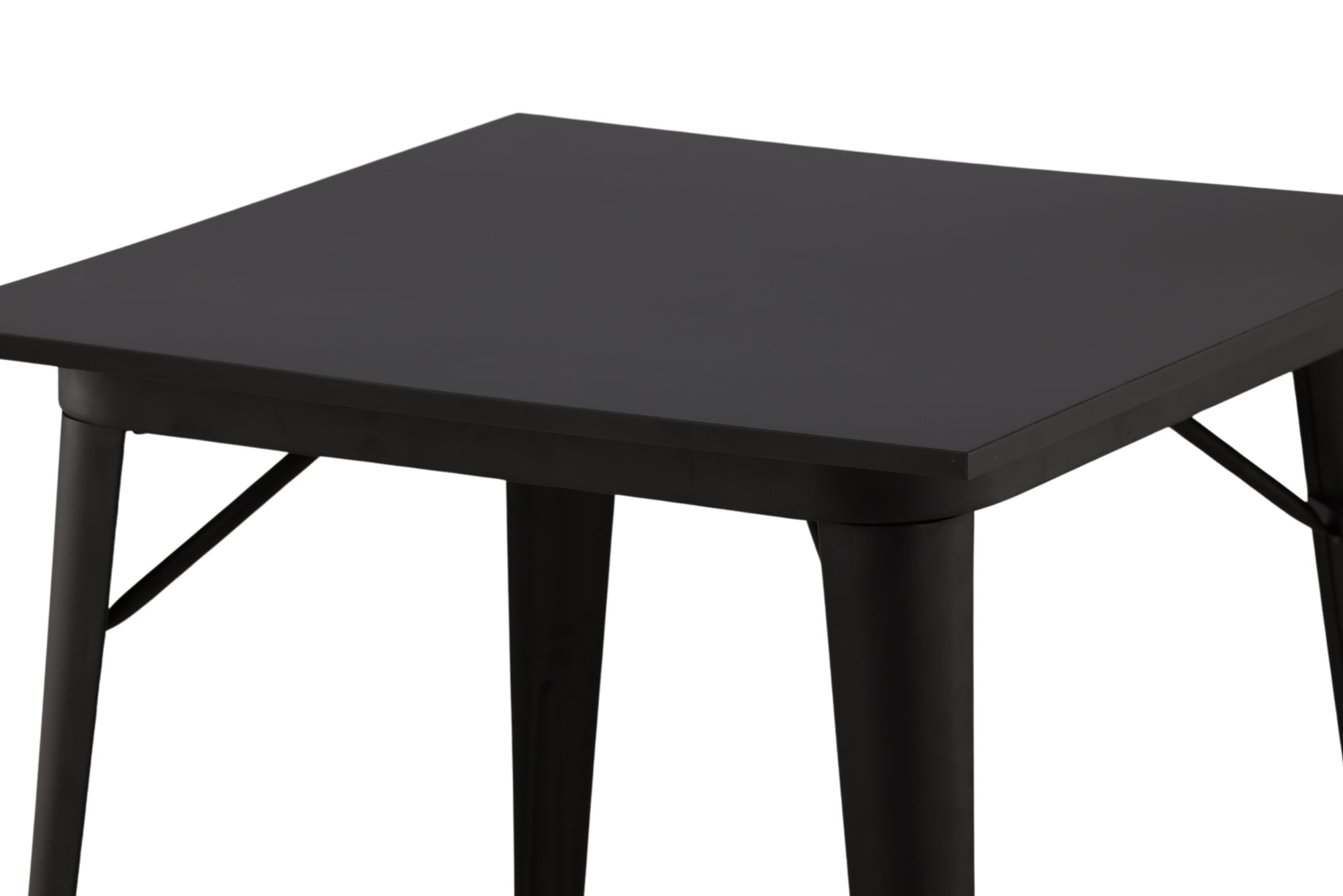 Venture Home Esstisch »Tempe, rechteckiger Esstisch in eleganter Walnussoptik, 140 × 80 cm« Esszimmertisch, MDF, Stahlbeine, rechteckig, kompakt, kultiviert