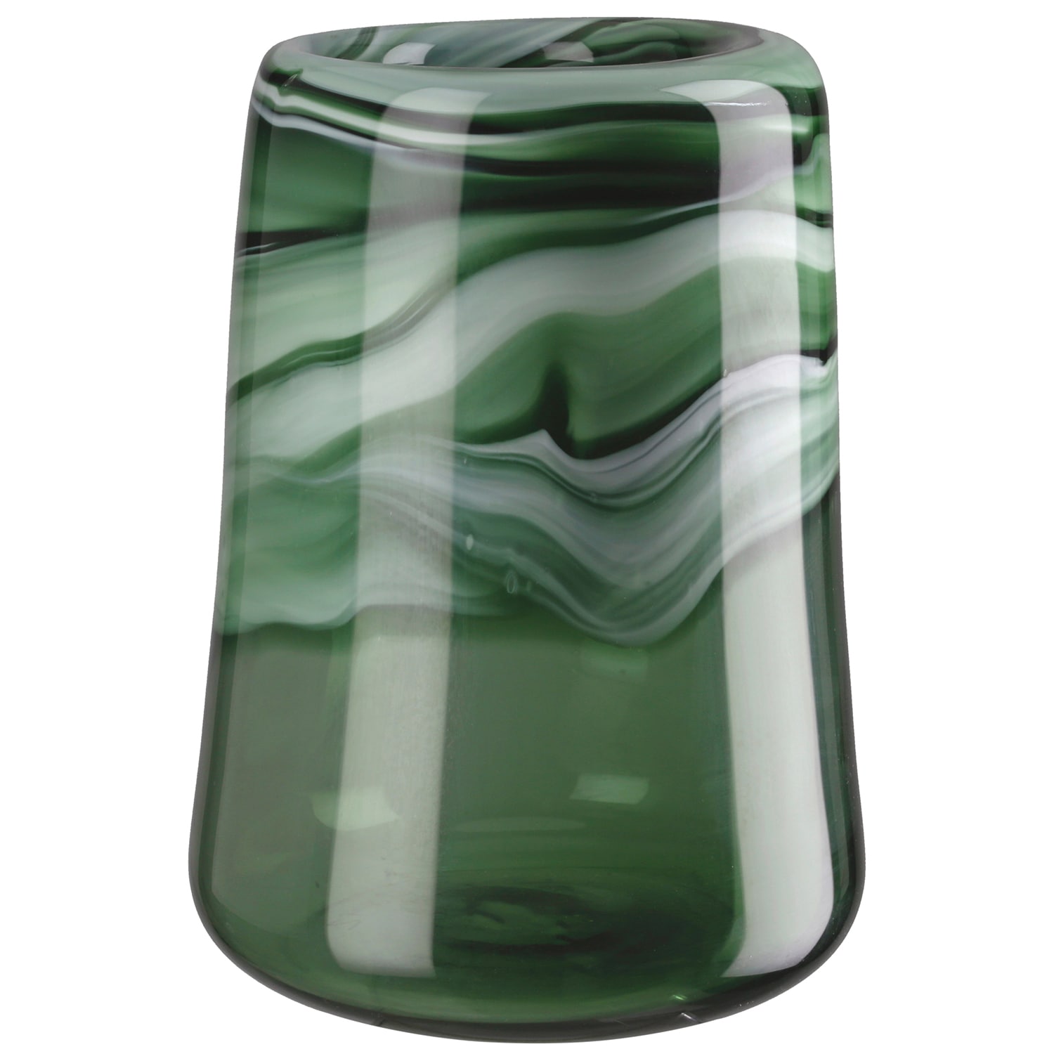 GILDE Tischvase »Verde« handgearbeitet, mundgeblasen, wasserdicht