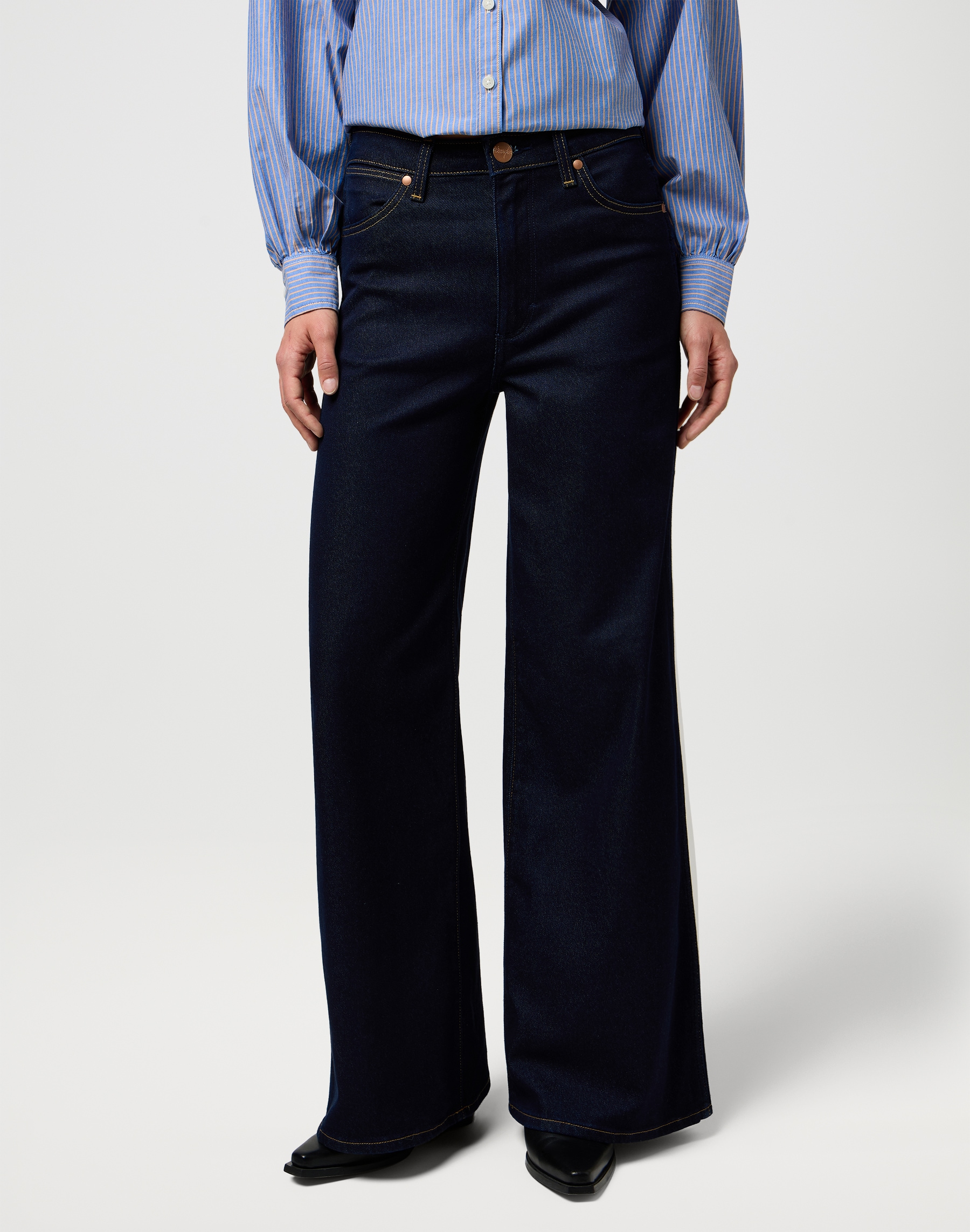 Image of Wrangler Schlagjeans "W-CANYO" Bequeme Loose fit