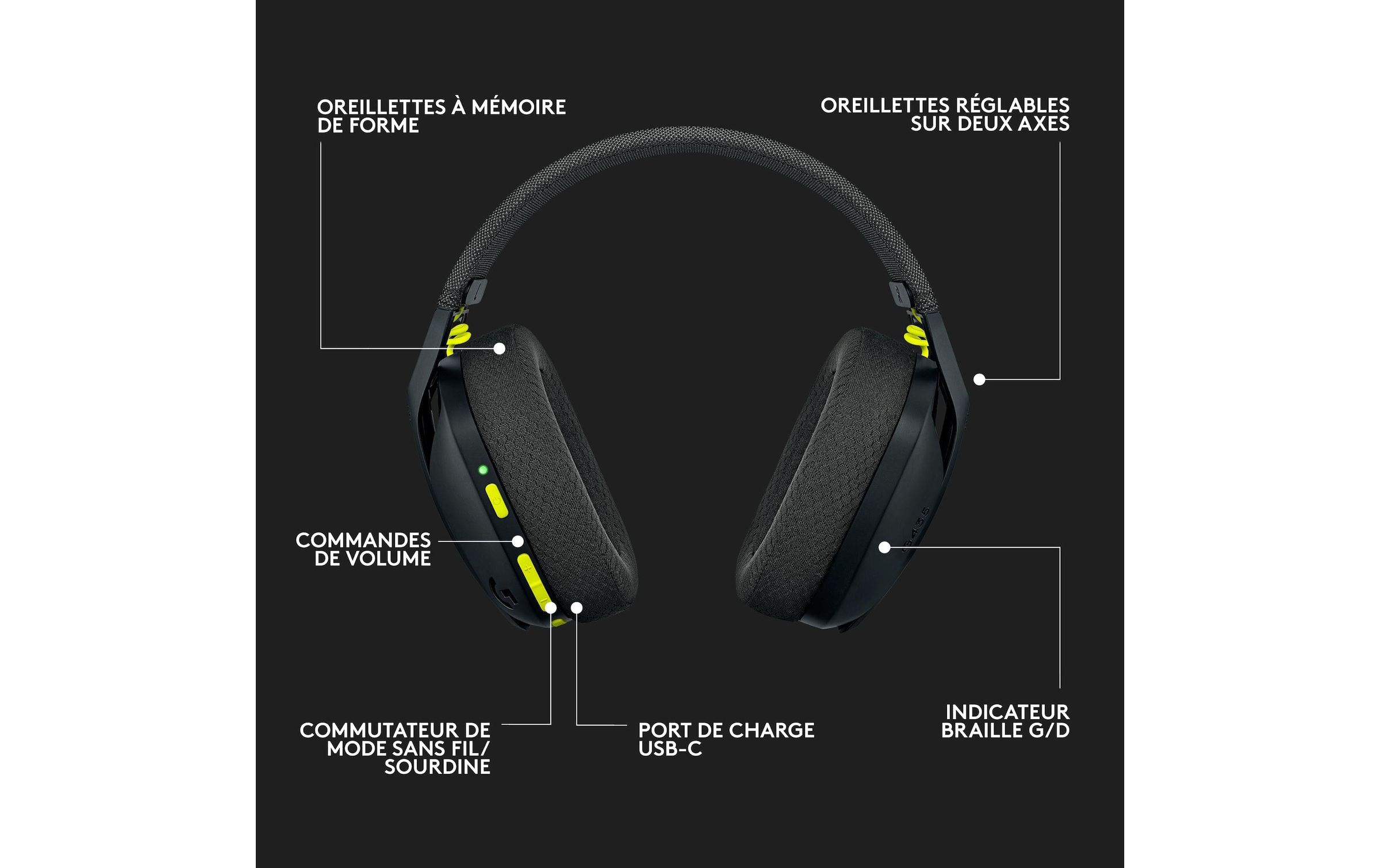 Logitech Headset »G435 Gaming Lights«