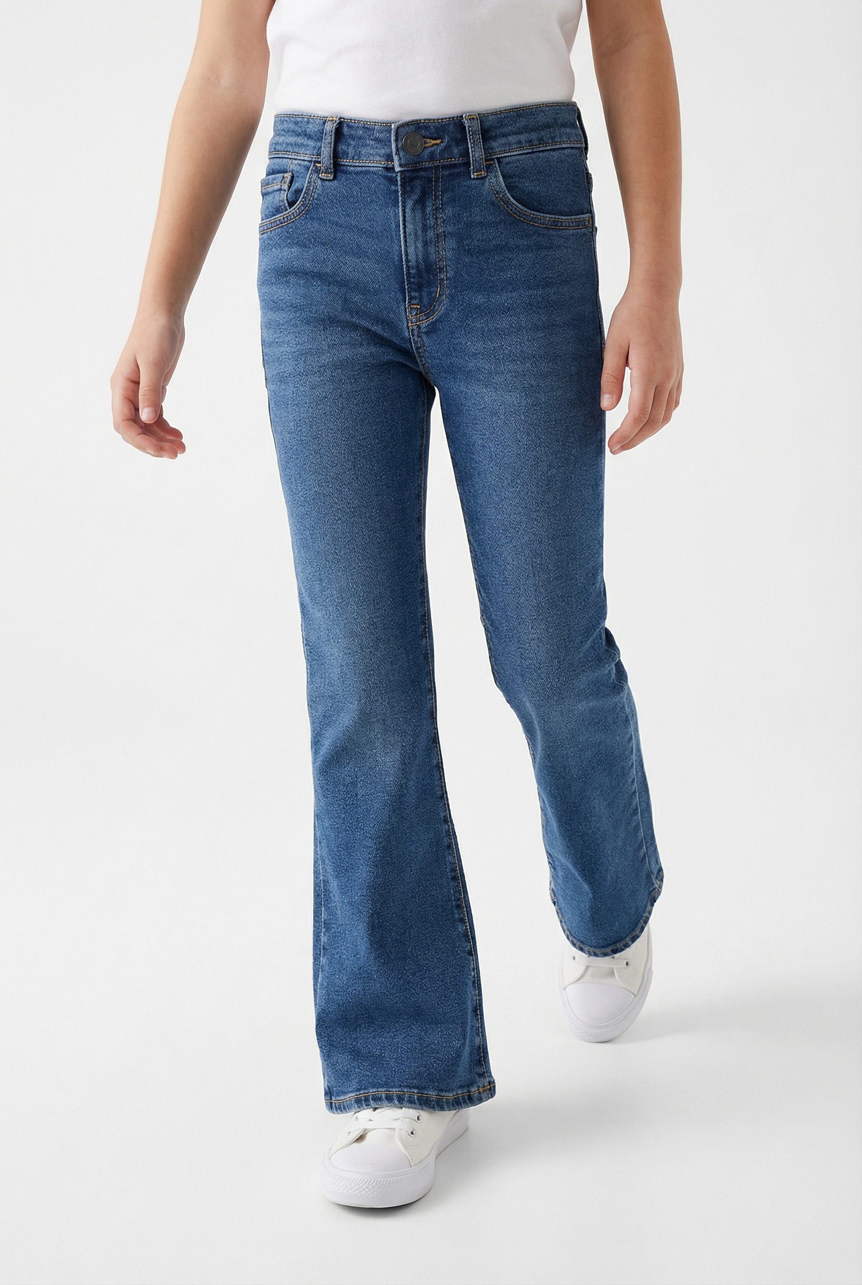 Image of Levis Kids Bootcut-Jeans "LVG BAGGY FLARE" Flared, Destroyed-Effekte for Girls