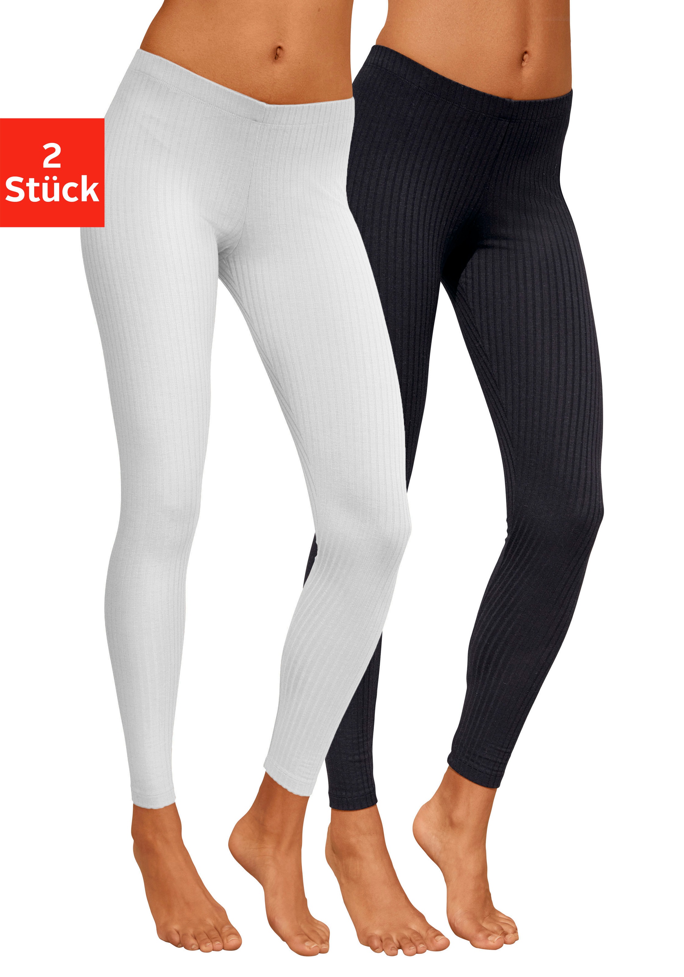 Image of Vivance Leggings, (Packung, 2 tlg., 2er-Pack), im Doppelpack bei Ackermann Versand Schweiz
