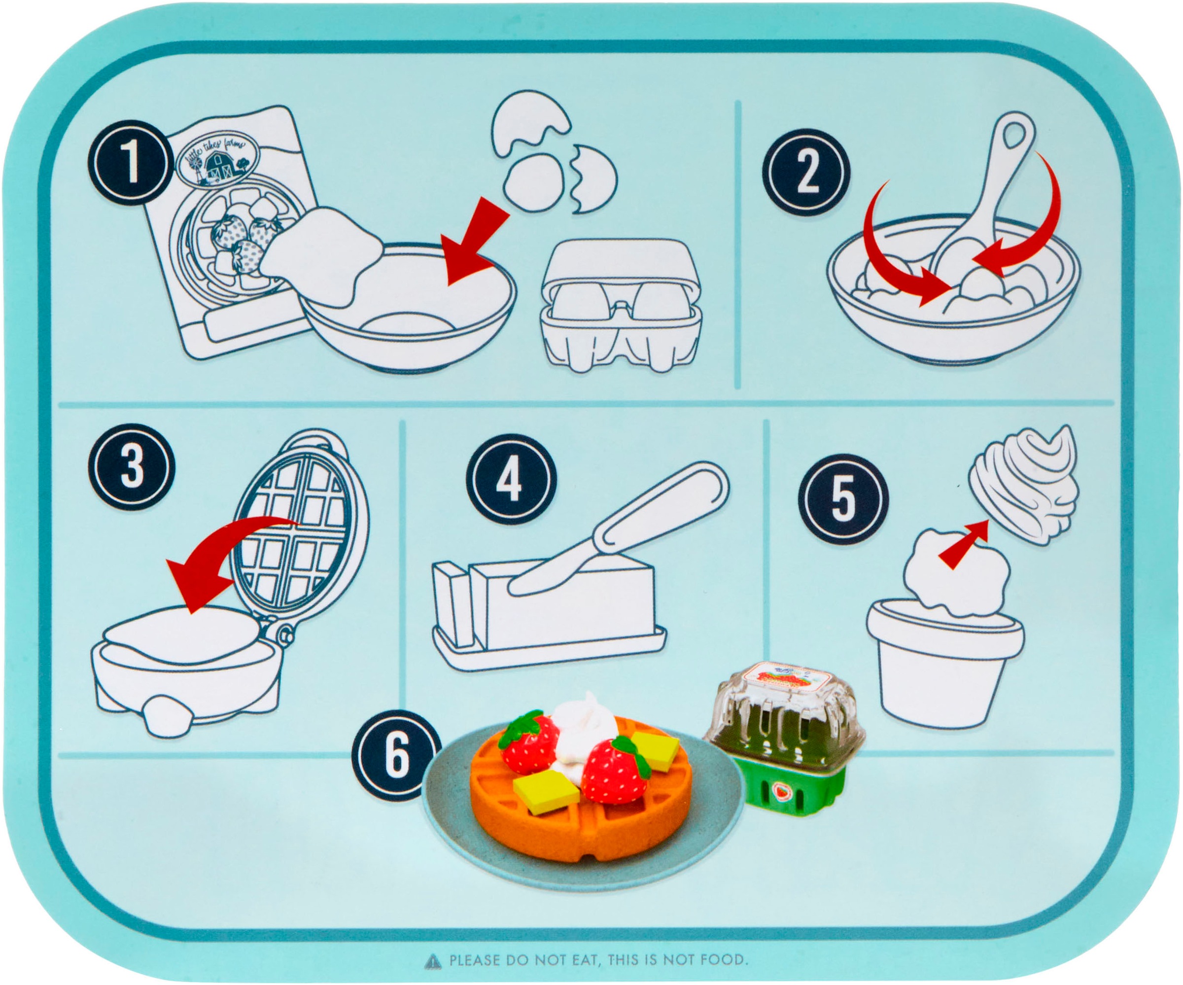 Little Tikes® Spiellebensmittel »Creative Chefs Waffles Kit«