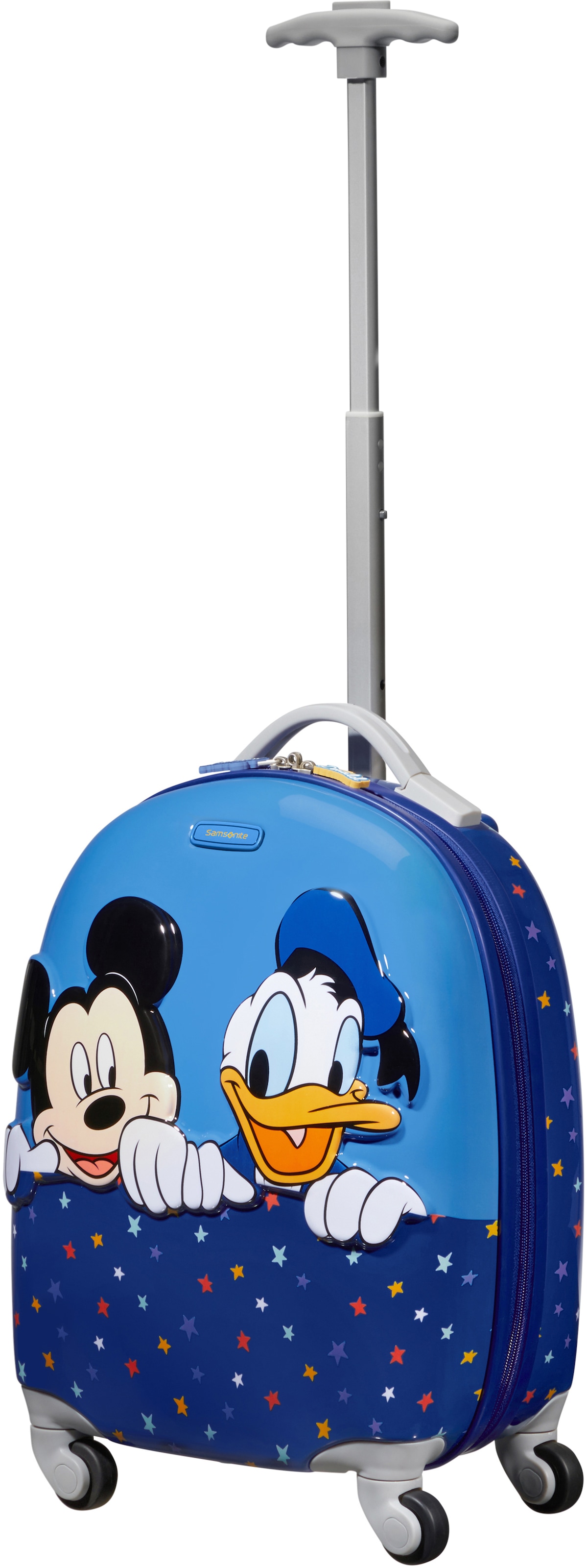 Samsonite Kinderkoffer »Disney Ultimate 2.0, 46 cm, Mickey & Donald«, 4 St. Rollen, Kinderreisekoffer Handgepäck Reisekoffer Trolley