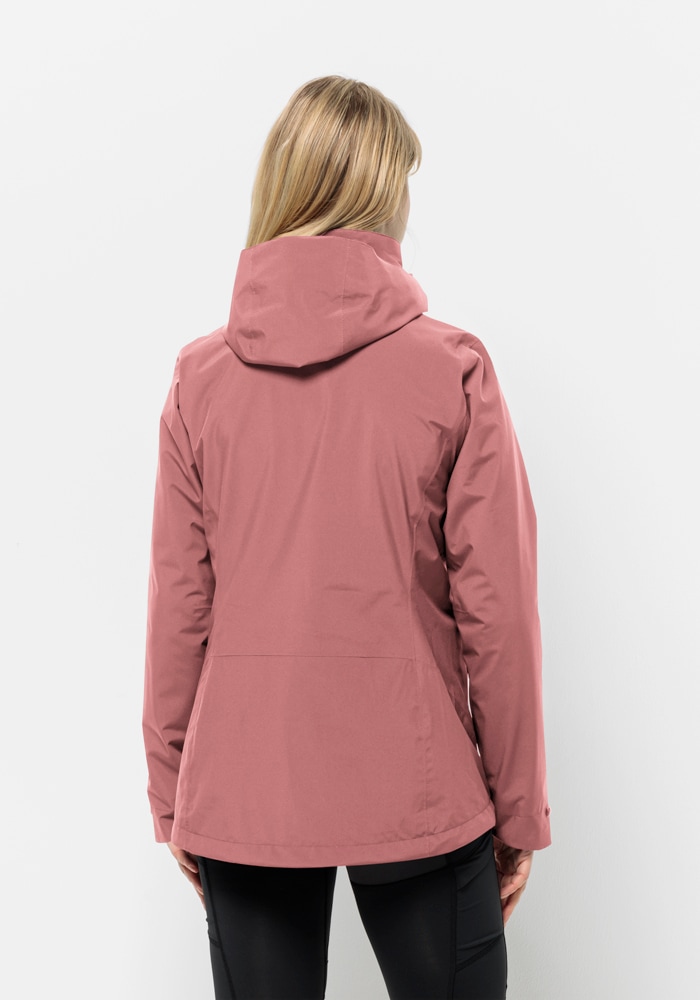 Jack Wolfskin 3-in-1-Funktionsjacke »LUNTAL 3IN1 JKT W«, mit Kapuze