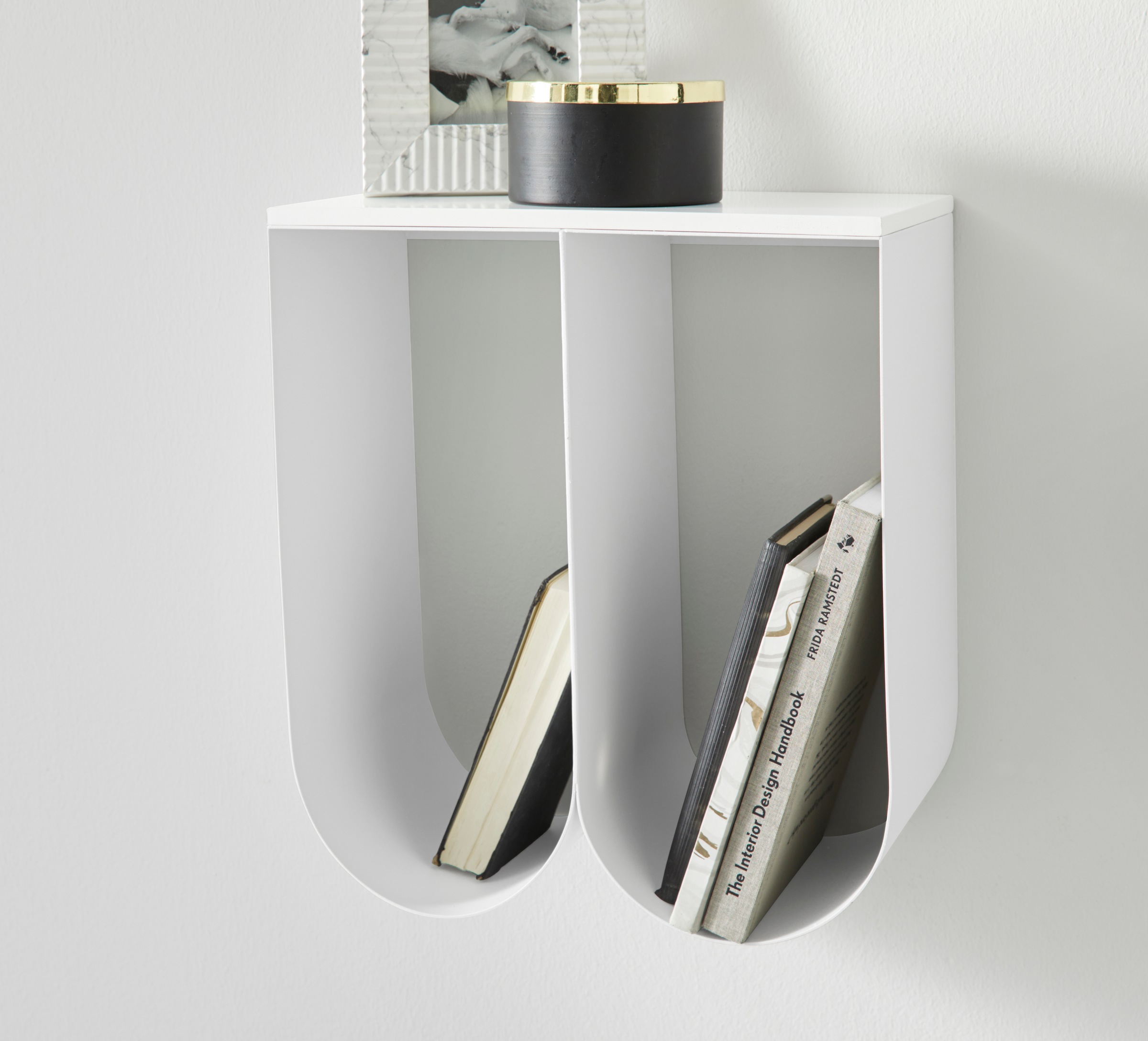 Image of GOODproduct Wandregal "Sisterol" aus pulverbeschichtetem Metall, variabel einsetzbar