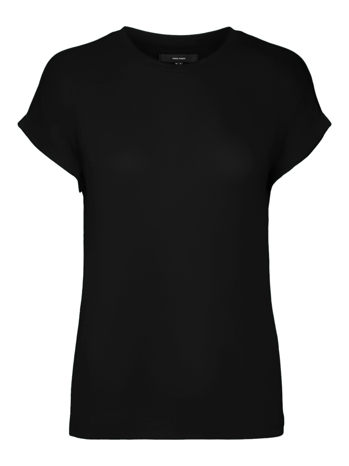 Vero Moda Pull à manches courtes »VMBRIANNA SS O-NECK PULLOVER BOO  REP« mit überschnittenen Schultern mit Umschlagsaum