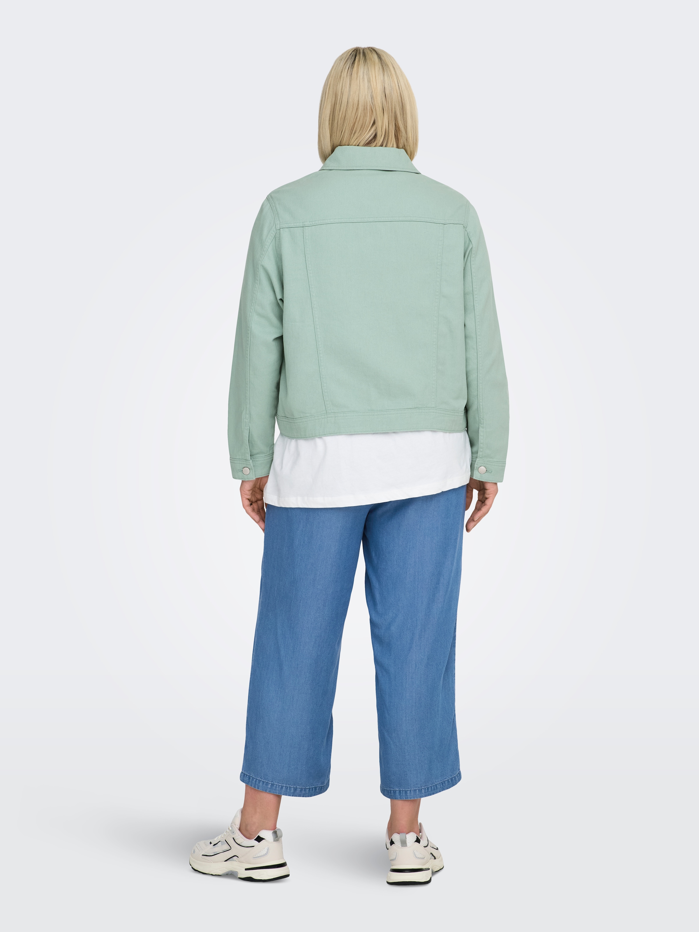 ONLY CARMAKOMA Jeansjacke »CARTIA L/S COLORED JACKET CC PNT«