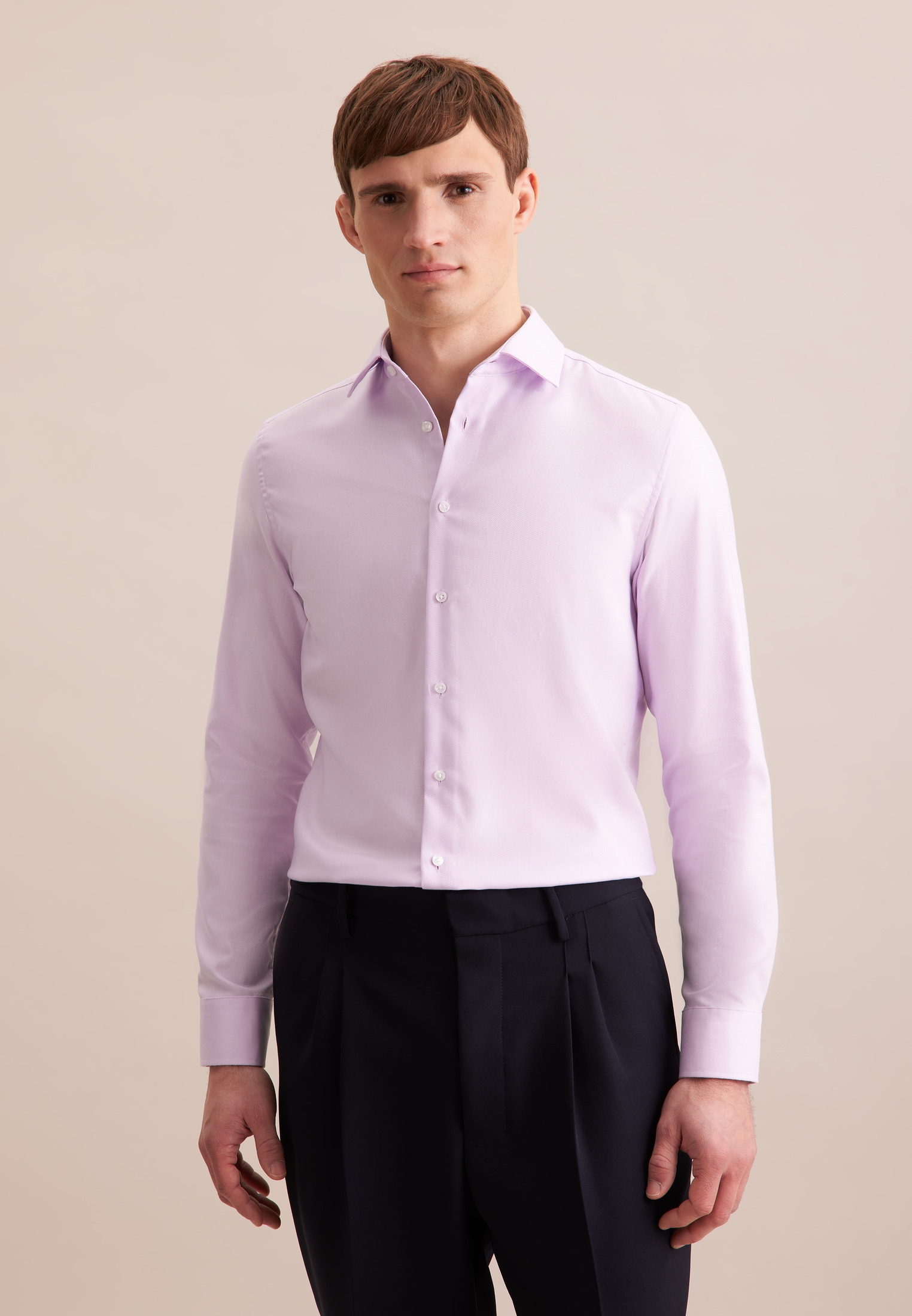 seidensticker Businesshemd »Schwarze Rose«, Slim Kentkragen Uni