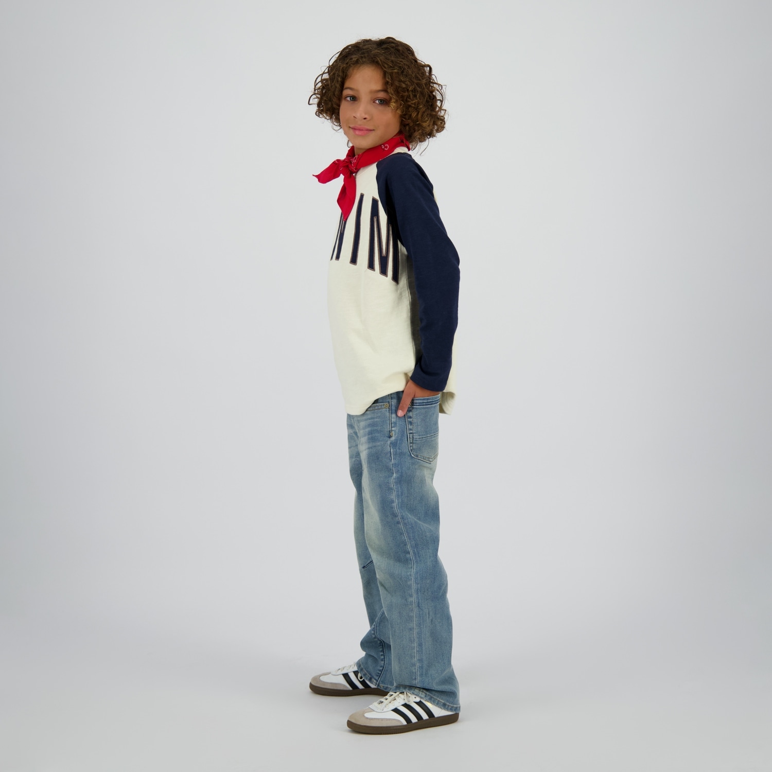 Vingino Jeans à 5 poches avec jambe droite, stretch, pour garçons