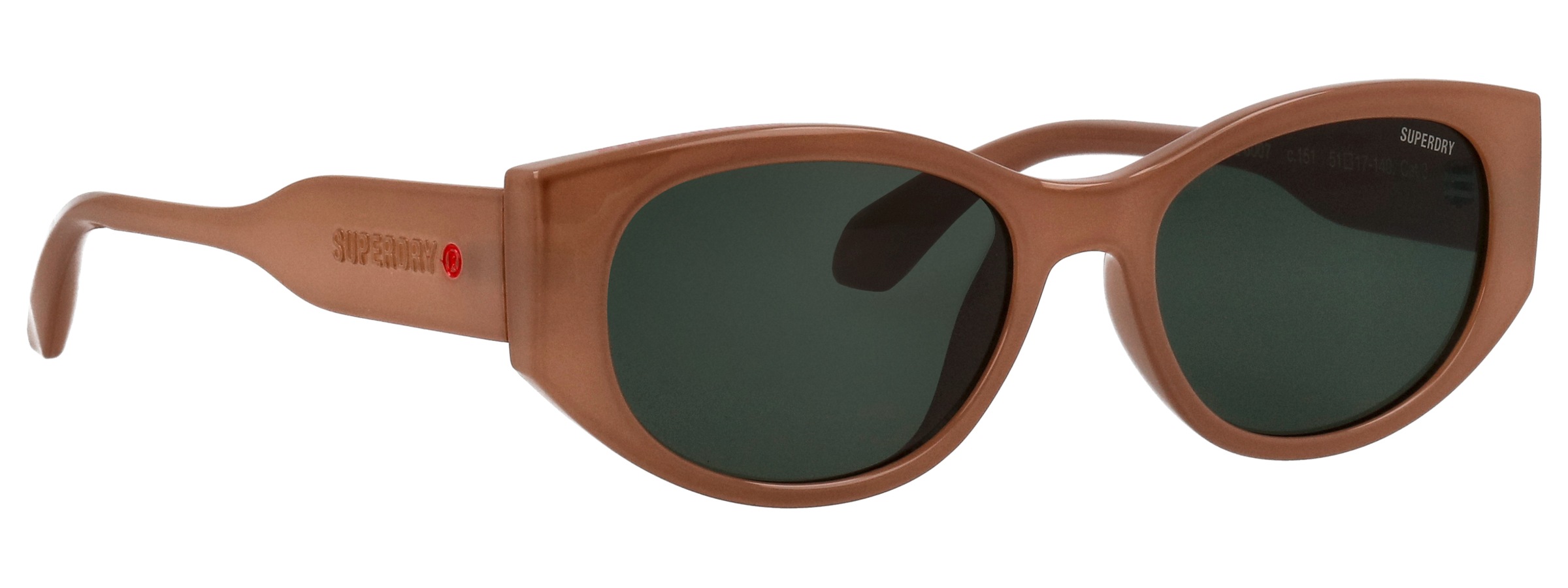 Superdry Sonnenbrille »Modell 996072« Form CatEye, Logoschriftzug auf Bügel, Kunststofffassung