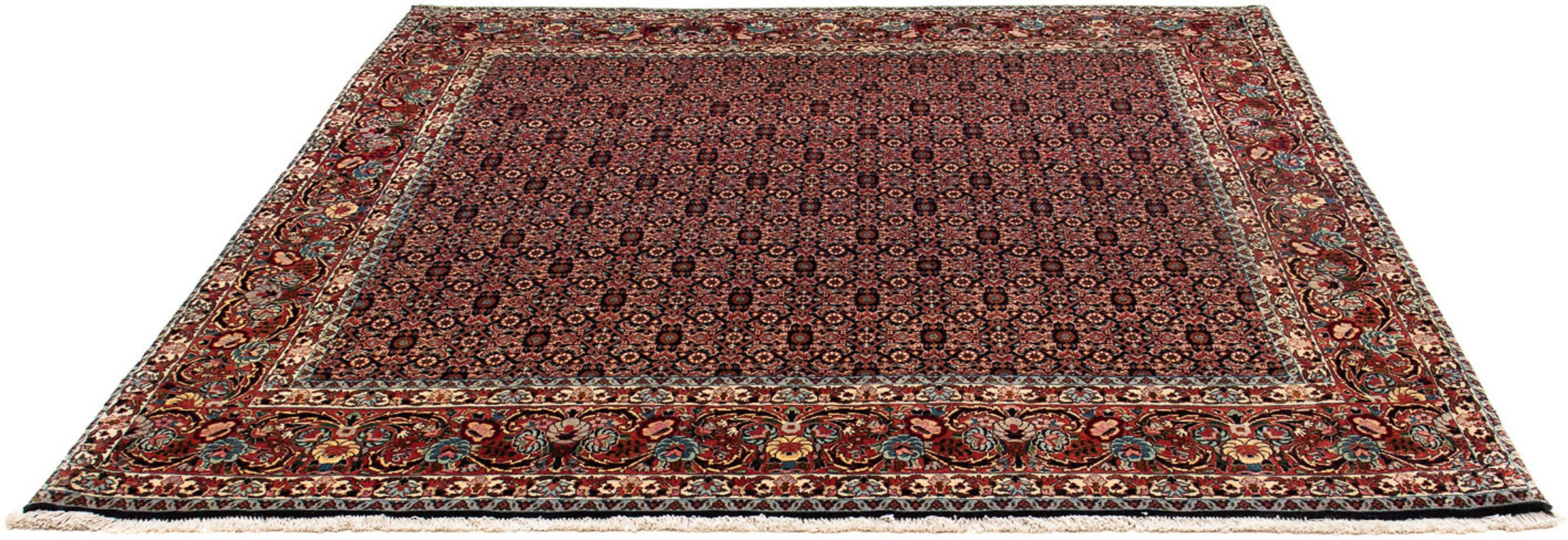 Image of morgenland Orientteppich »Perser - Bidjar quadratisch - 208 x 197 cm - braun«, quadratisch, 15 mm Höhe, Wohnzimmer, Handgeknüpft, Einzelstück mit Zertifikat bei Ackermann Versand Schweiz