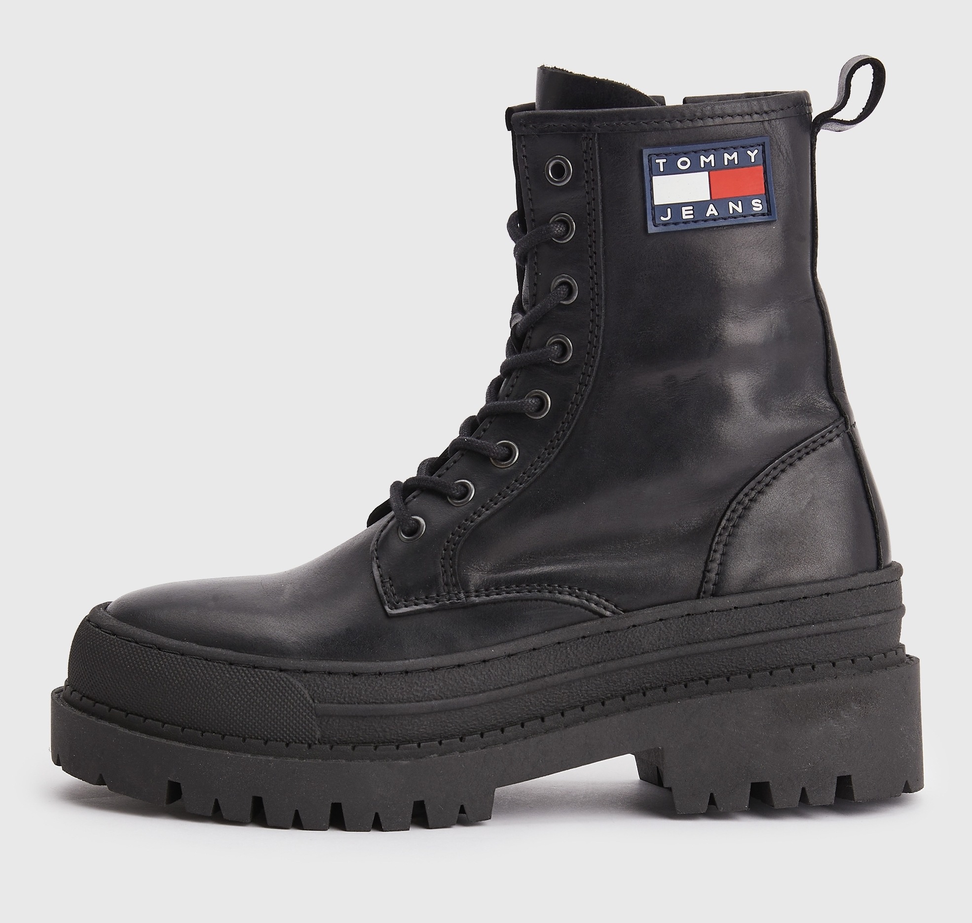 Image of Tommy Jeans Schnürboots »TOMMY JEANS ACE UP BOOT«, mit Flaggen-Aufnäher bei Ackermann Versand Schweiz