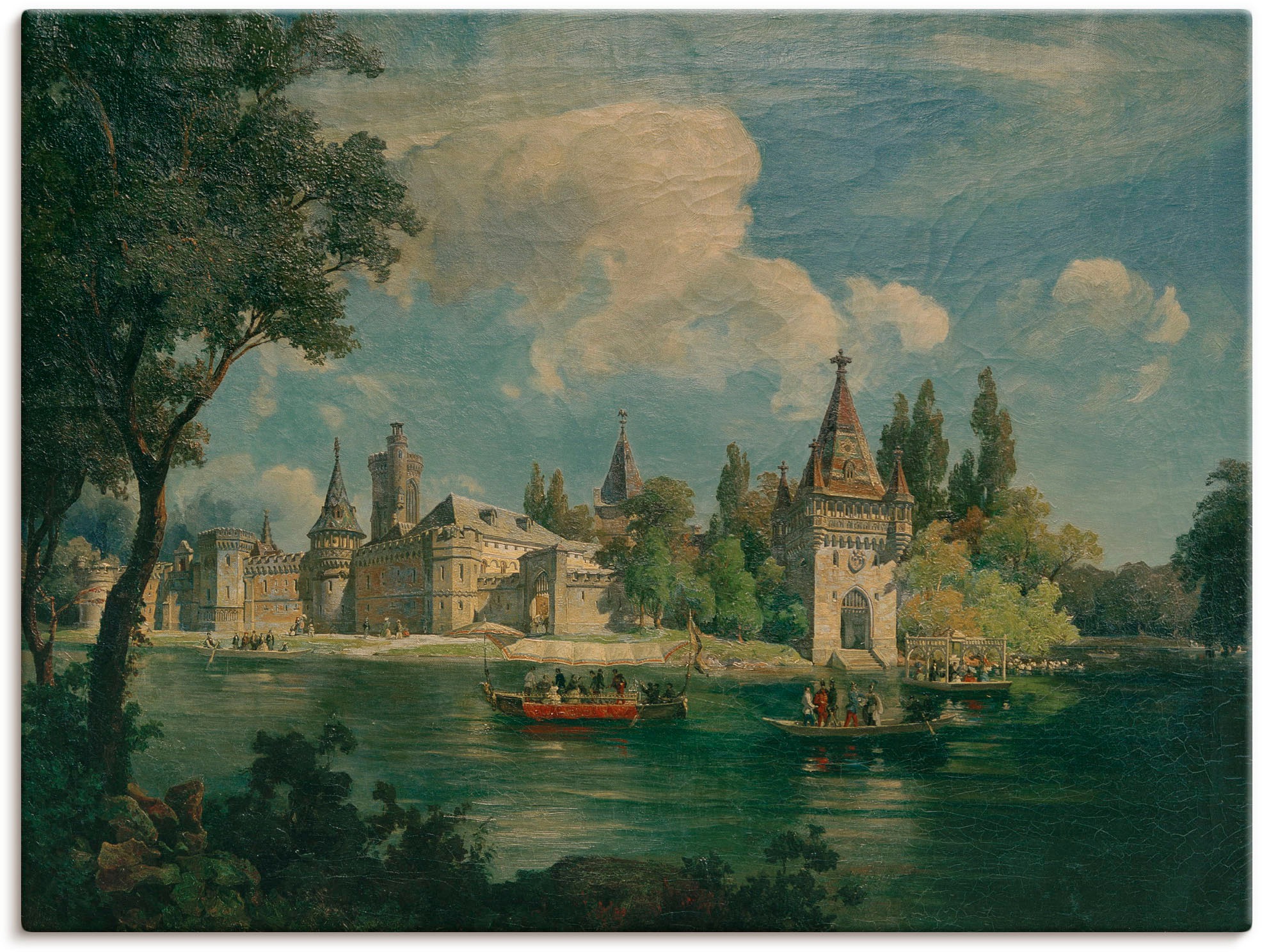 Image of Artland Wandbild »Schloss Laxenburg«, Gebäude, (1 St.), in vielen Grössen & Produktarten - Alubild / Outdoorbild für den Aussenbereich, Leinwandbild, Poster, Wandaufkleber / Wandtattoo auch für Badezimmer geeignet bei Ackermann Versand Schweiz