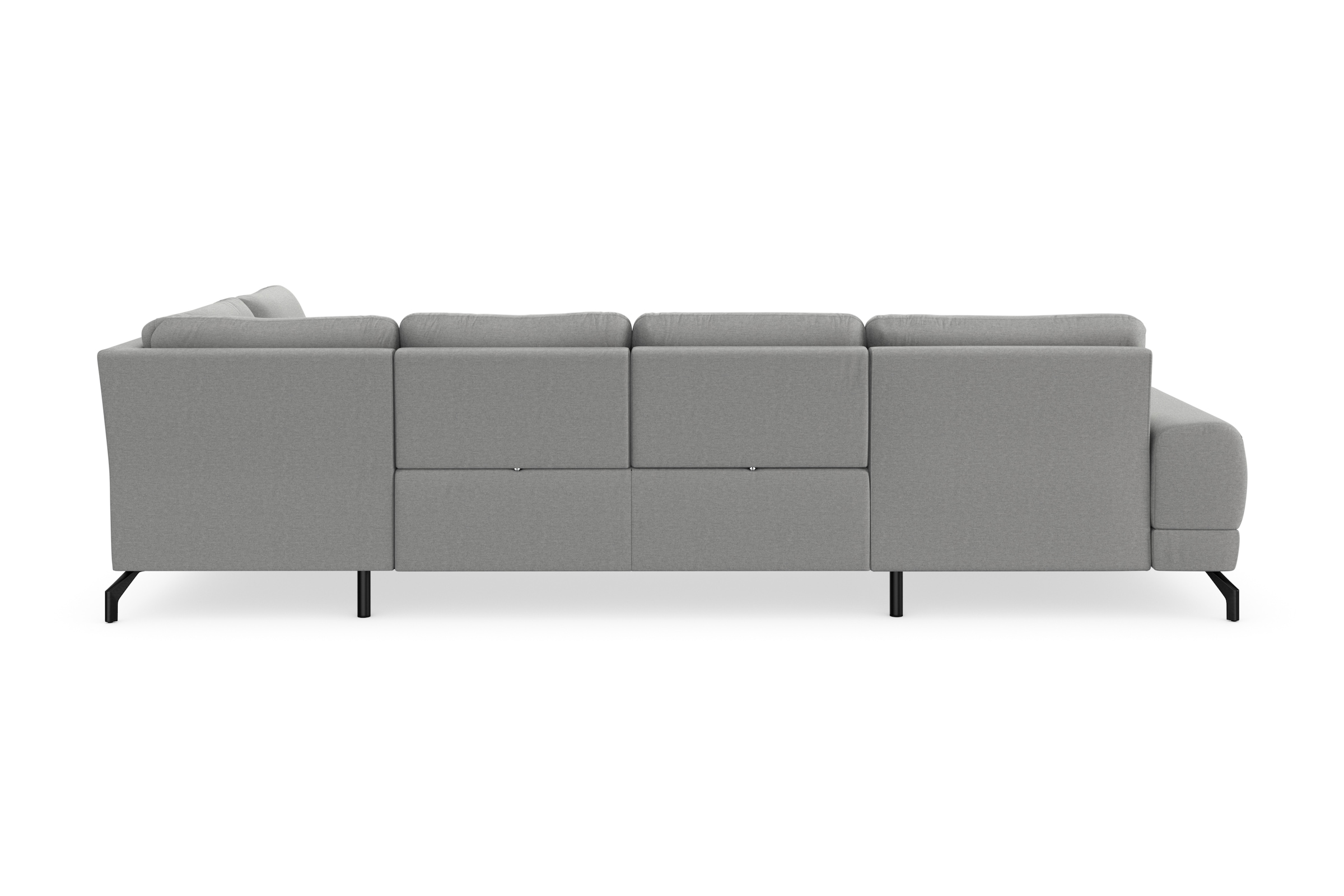 sit&more Wohnlandschaft »Cinturo U-Form« inklusive Sitztiefenverstellung und Federkern, Sitzhöhe 45 cm