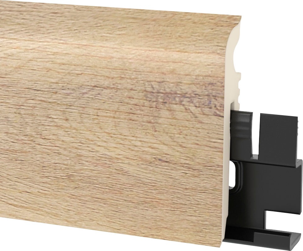 Image of Arbiton Sockelleiste »VIGO 60 Jersey«, (Set, 2 St., 2 Stück á 2,20m), Eiche, Hochwertige Designleiste für Vinyl bei Ackermann Versand Schweiz