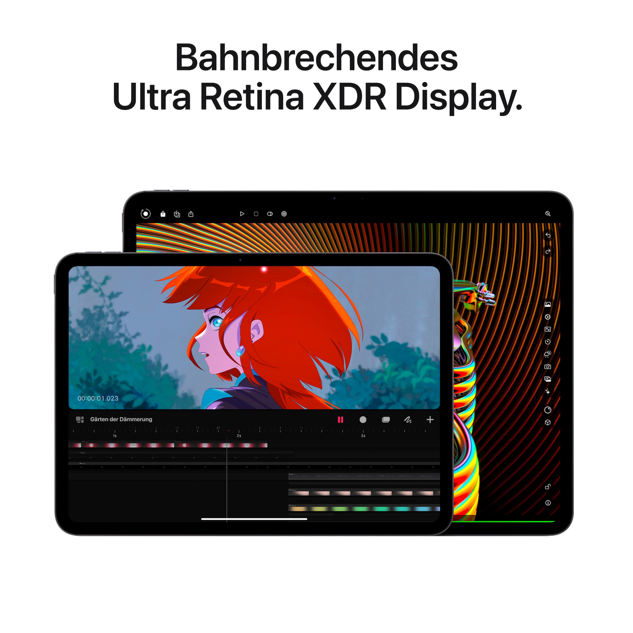 Apple Tablettes »11" iPad Pro WiFi + Cellular 2TB« (28,22 cm / 11,1 ″) iPadOS 2.000 Go )