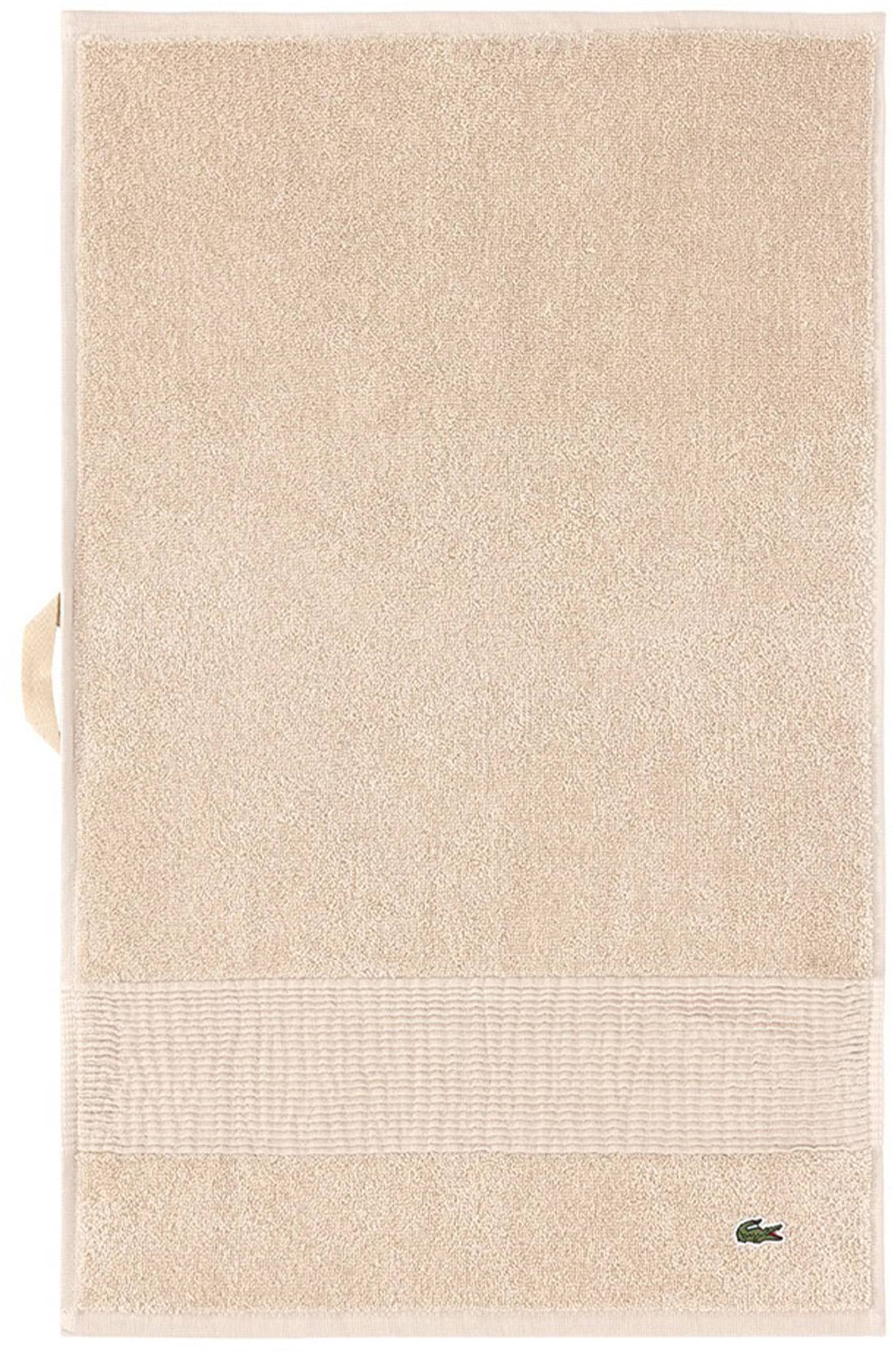 Image of Lacoste Gästehandtuch "LLECROCO" mit Label-Applikationen