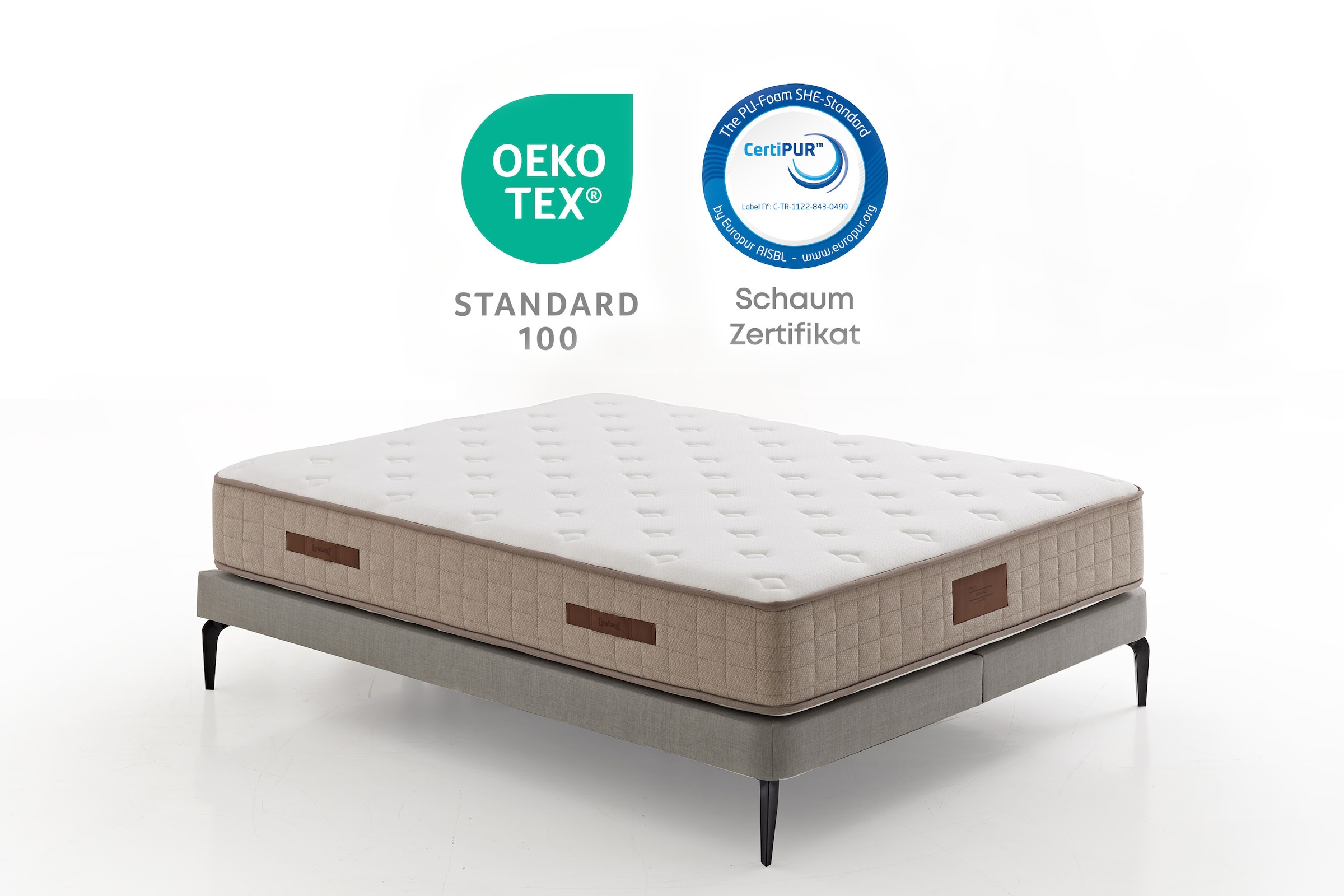 Yatas Bedding Taschenfederkernmatratze »Majestät Premium«, 30 cm hoch, 416 Federn, (1 St.), Matratze in 90x200 cm, 140x200 cm und weiteren Grössen