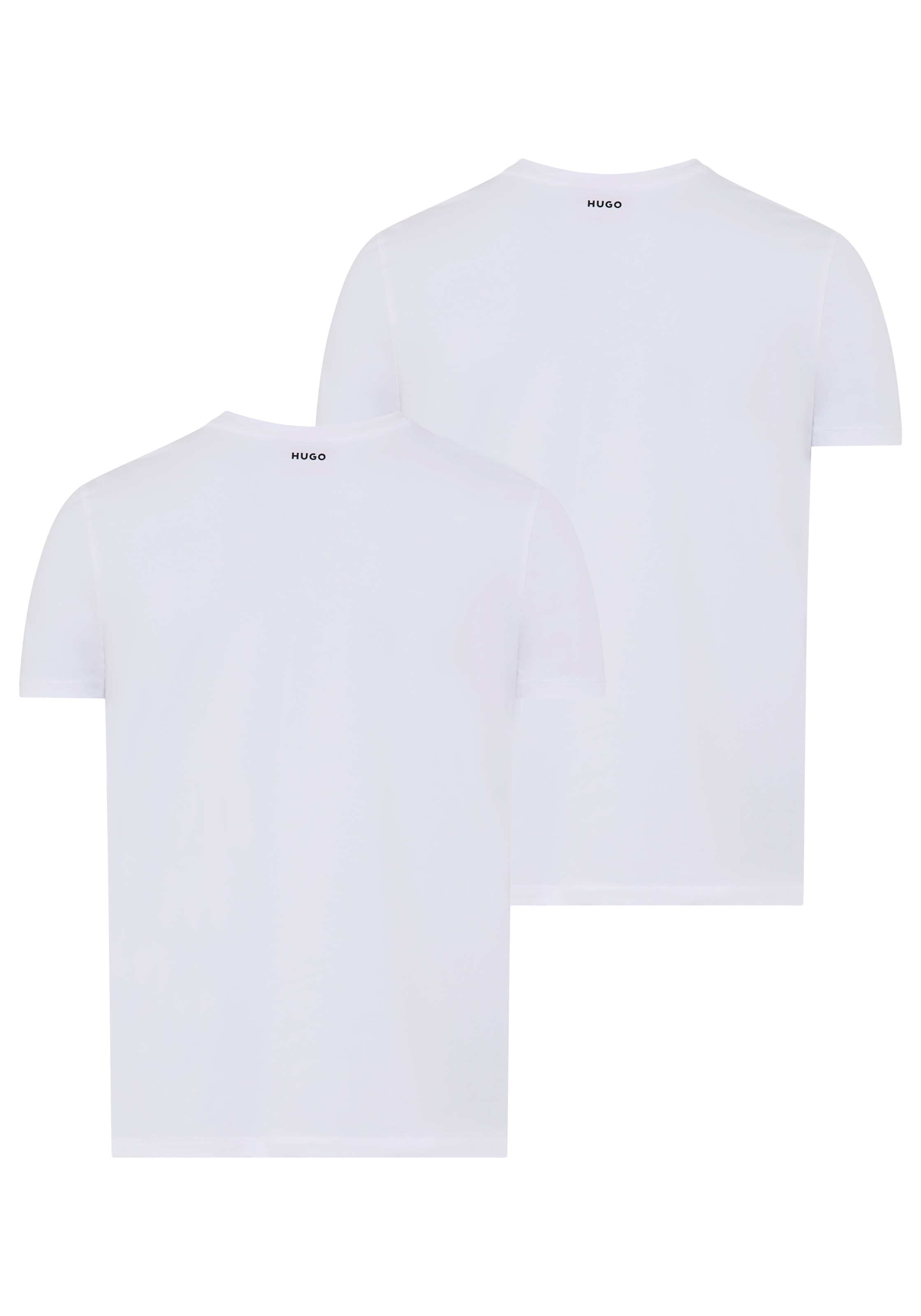 HUGO T-shirt »HUGO-V« Paquet, 2er,  V-Ausschnitt, Slim-Fit, HUGO Logo-Print