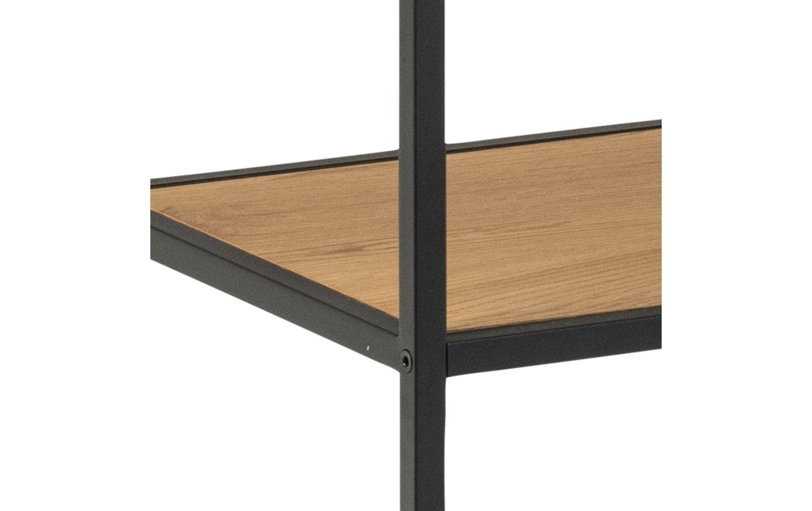 AC Design Regal »Seaford 135 x 35 x 150 cm, Nature/Schwarz«
