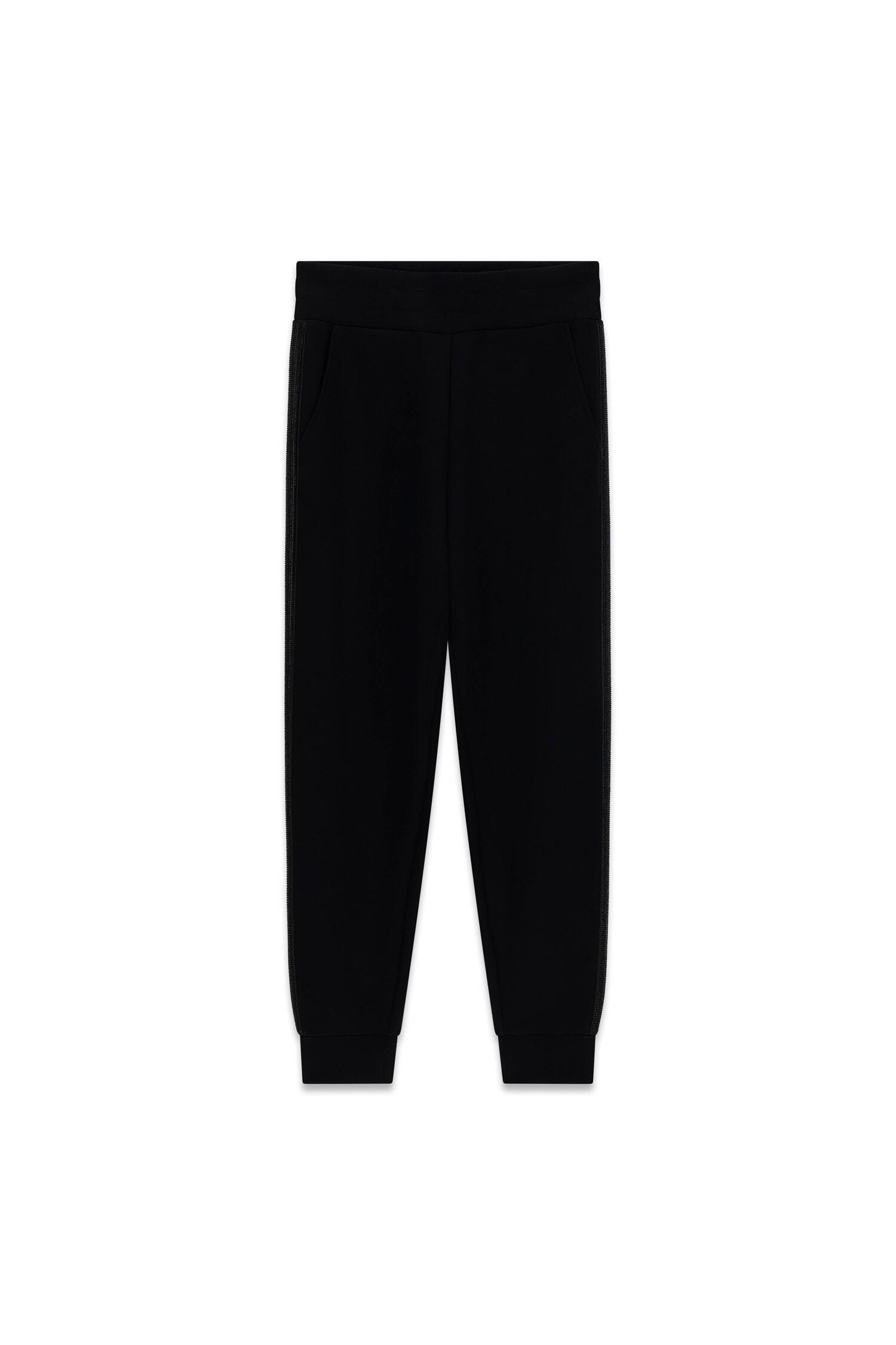 Guess Jogginghose »NEW VICTOIRE SCUBA PANT«  mit Rippbündchen am Beinabschluss