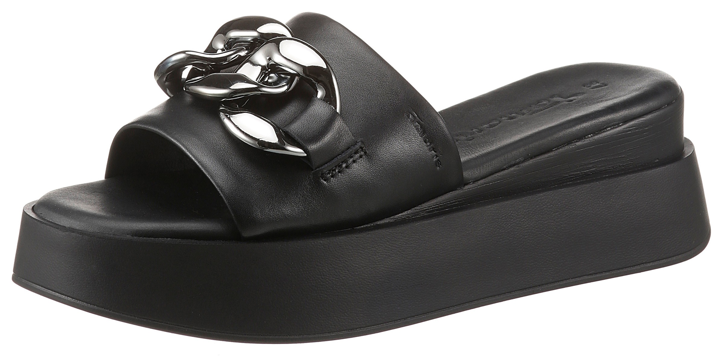 Image of Tamaris Pantolette, mit auffälliger Zierkette bei Ackermann Versand Schweiz