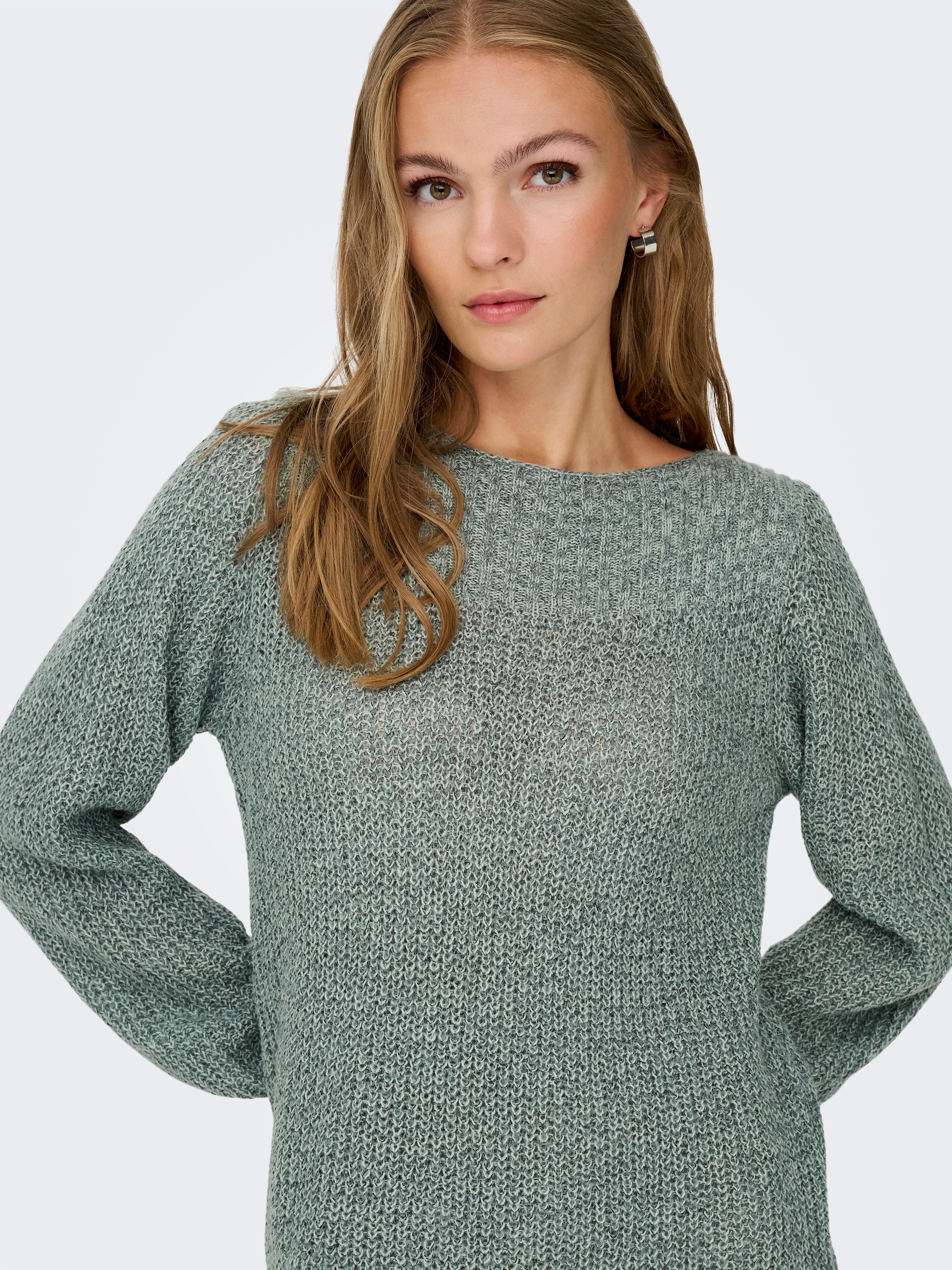 JDY Mini-robe »JDYWHITNEY MEGAN L/S BOAT DRESS KNT NOOS« Sommerkleid