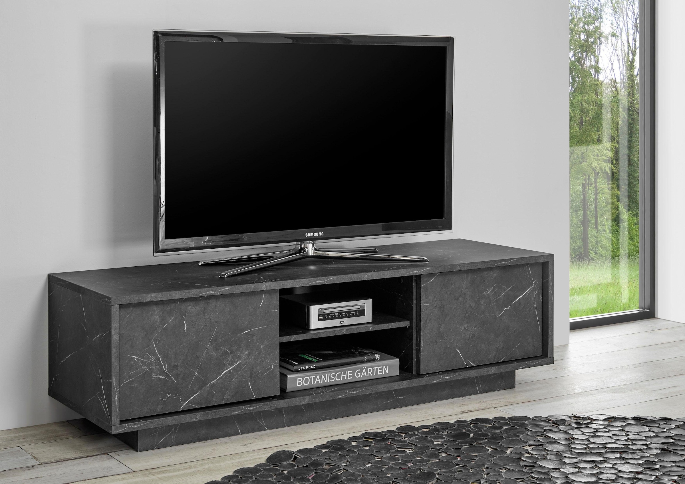 Image of Home affaire Lowboard "Carrara" grifflos