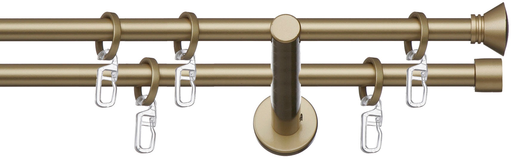 Image of indeko Gardinenstange »Ibiza«, 2 läufig-läufig, Fixmass bei Ackermann Versand Schweiz