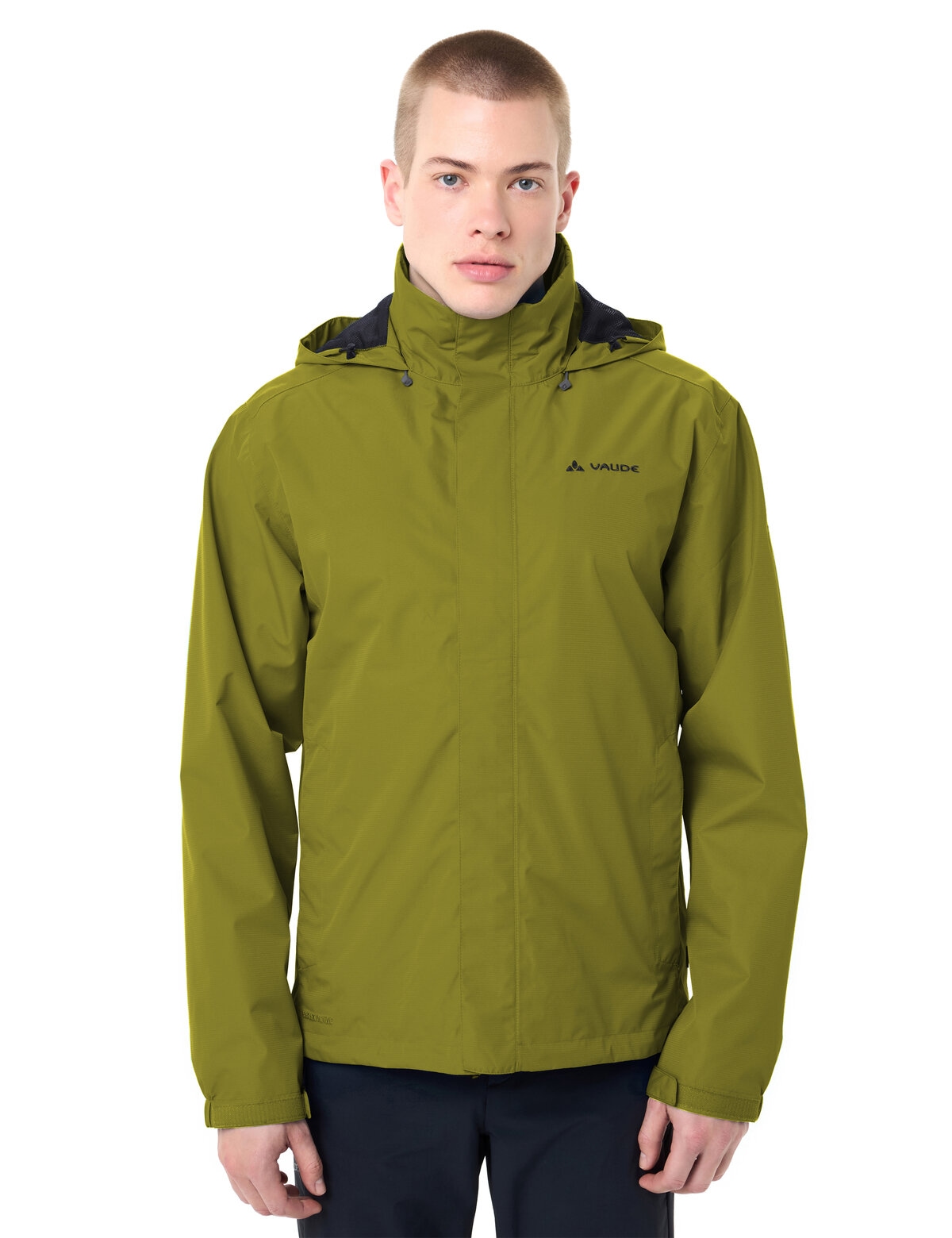 VAUDE Veste de pluie »Men's Escape Light Jacket« mit Kapuze für Wanderungen und Trekking, atmungsaktiv, wasserdicht, winddicht