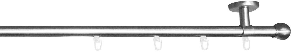 Image of indeko Gardinenstange »Tondo«, 1 läufig-läufig, Wunschmasslänge, edelstahlfarben bei Ackermann Versand Schweiz