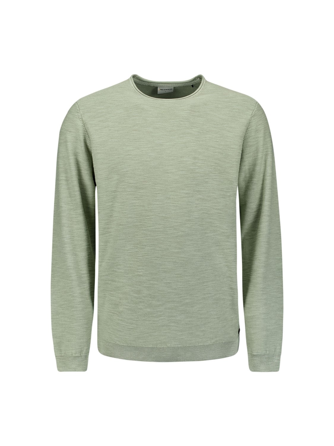 NO EXCESS Rundhalspullover , mit Melange Optik
