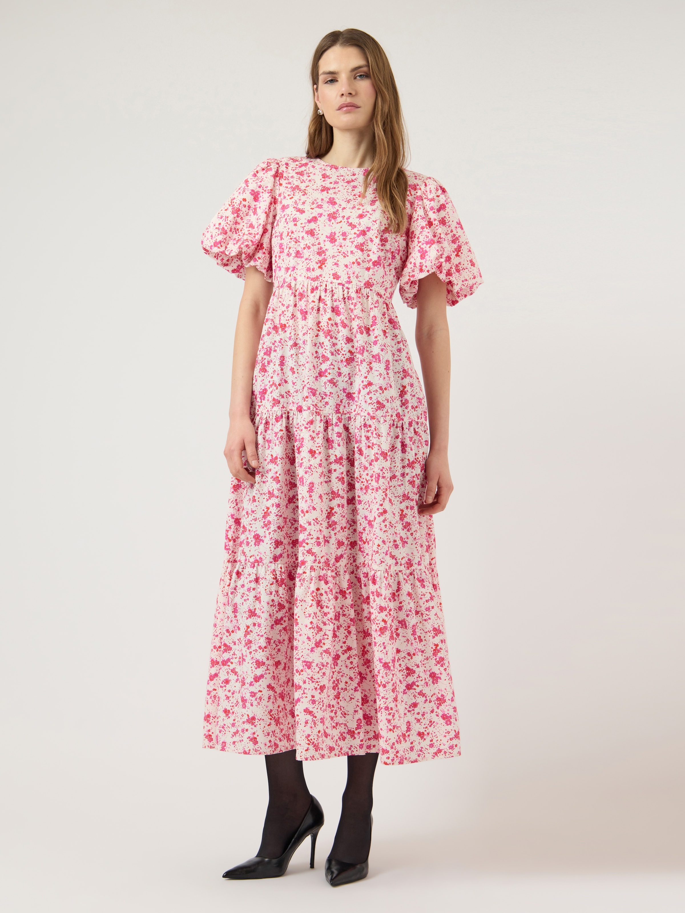 Y.A.S Robe midi »YASCOLEA SS ANKLE DRESS S. NOOS« Sommerkleid, Baumwolle, knöchellang