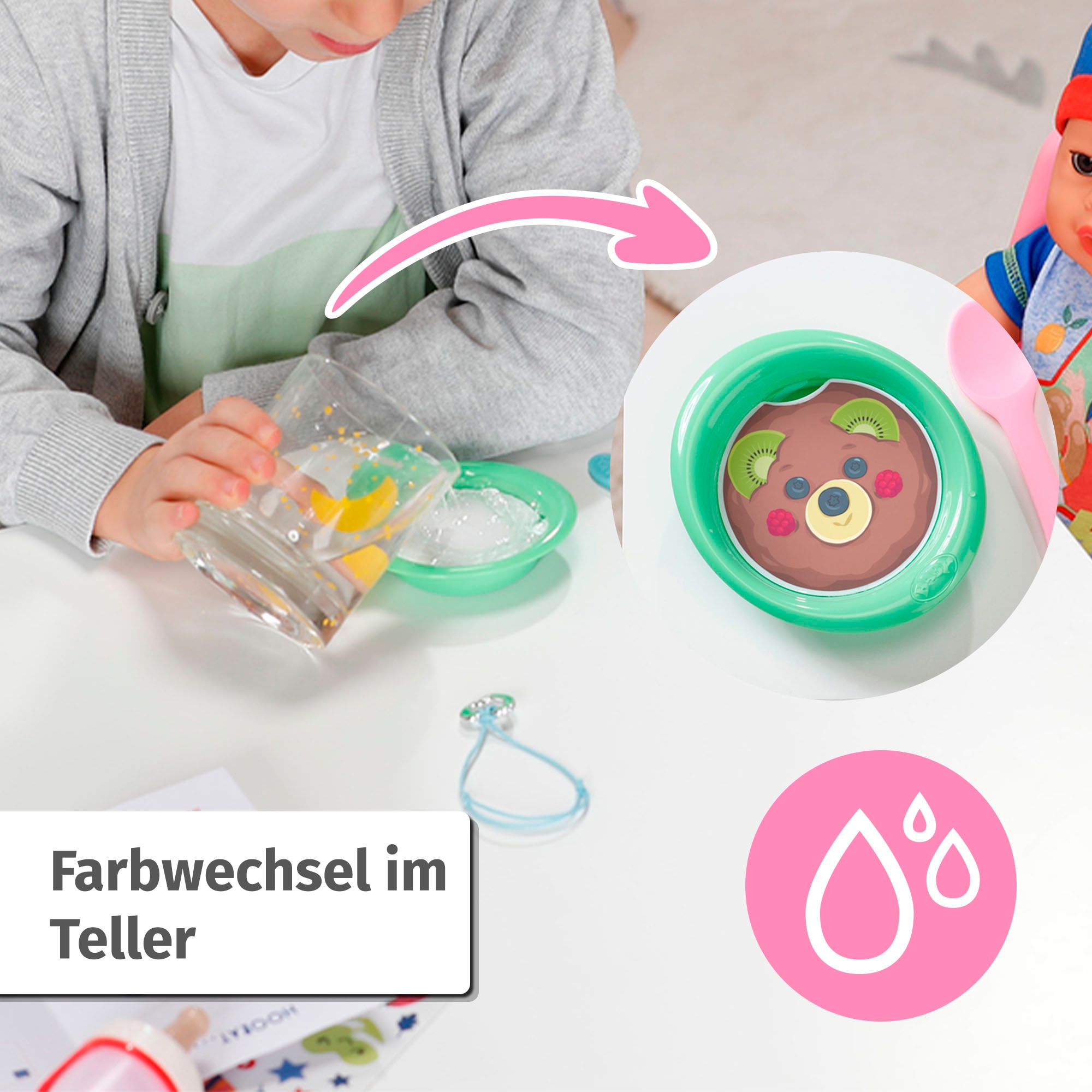 Baby Born Babypuppe »Jonas, 43 cm« mit 10 lebensechten Funktionen