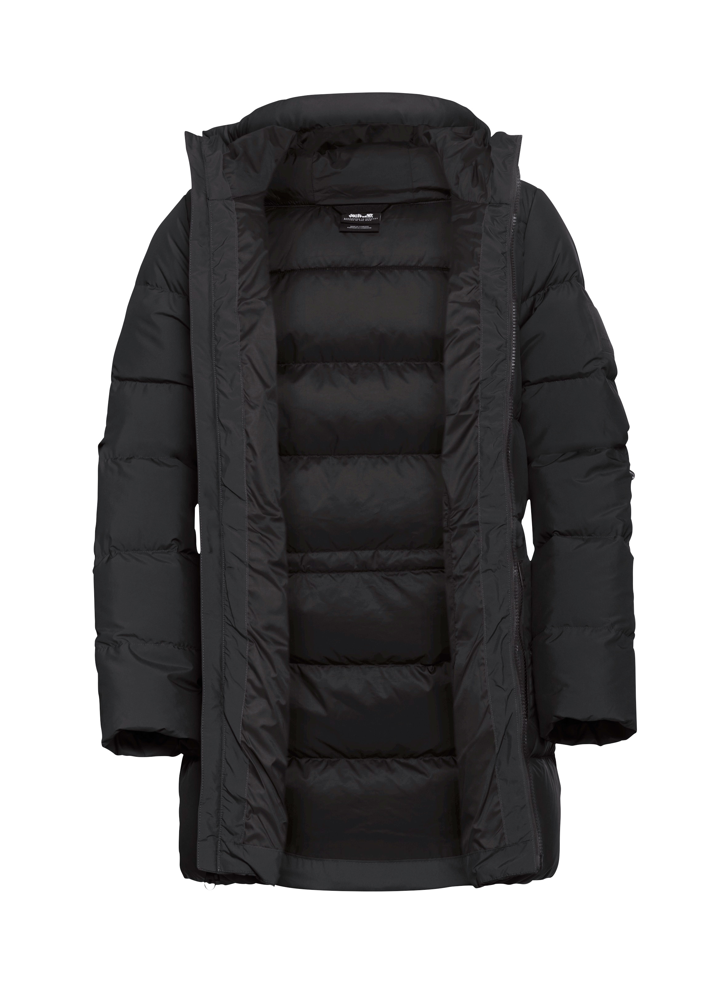 Jack Wolfskin Daunenjacke »FROZEN PALACE LONG JKT W RDS«, Wärmend, winddicht, Daunenjacke