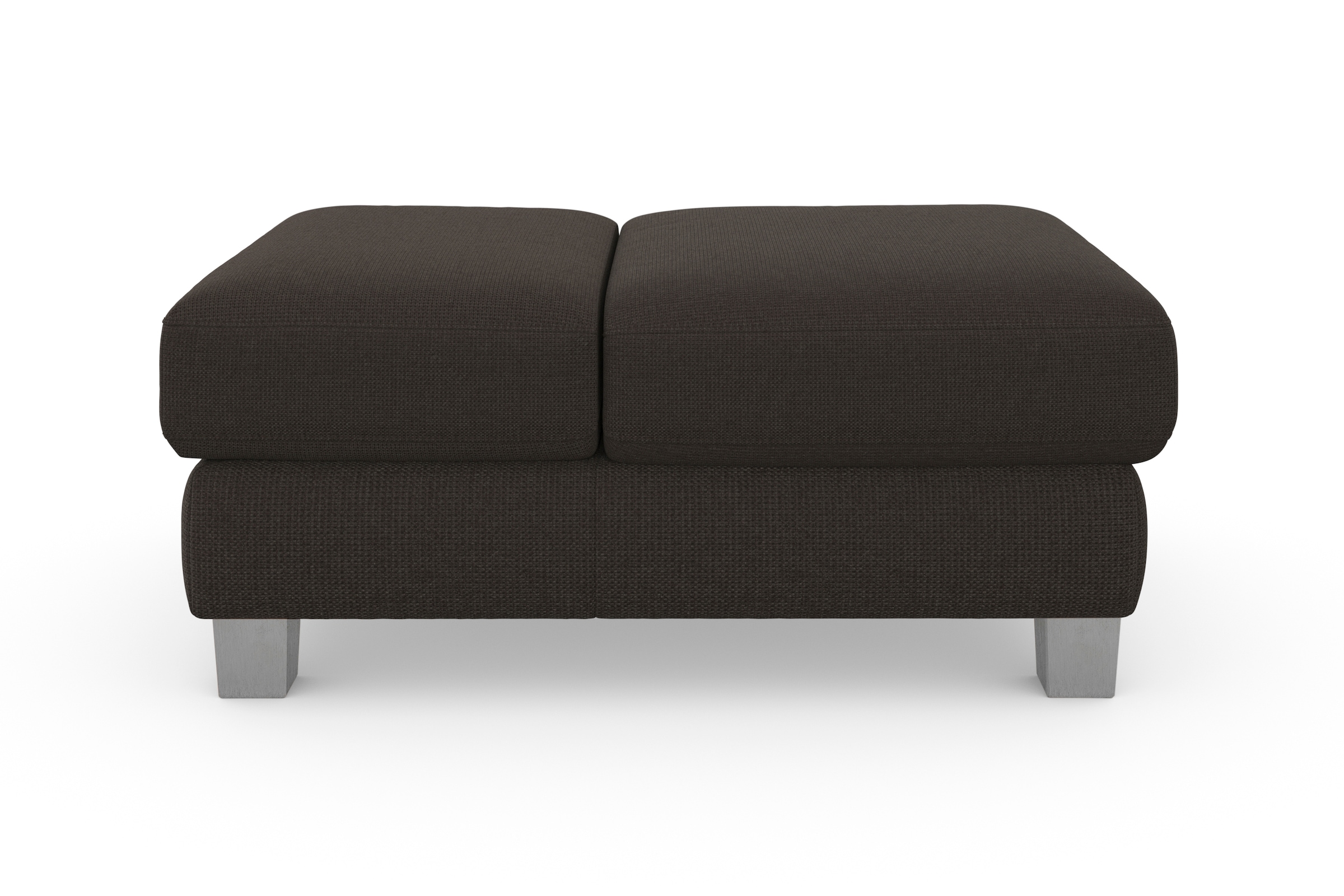 sit&more Polsterhocker »Dundee« mit Klappfunktion, Federkern und hochwertigen Edelstahlfüssen