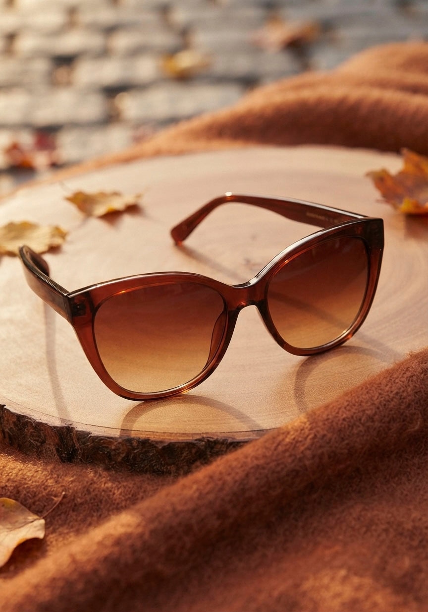 Laura Scott Lunettes de soleil Verres dégradés marron, catégorie de filtre 3, protection 100% UVA & UVB
