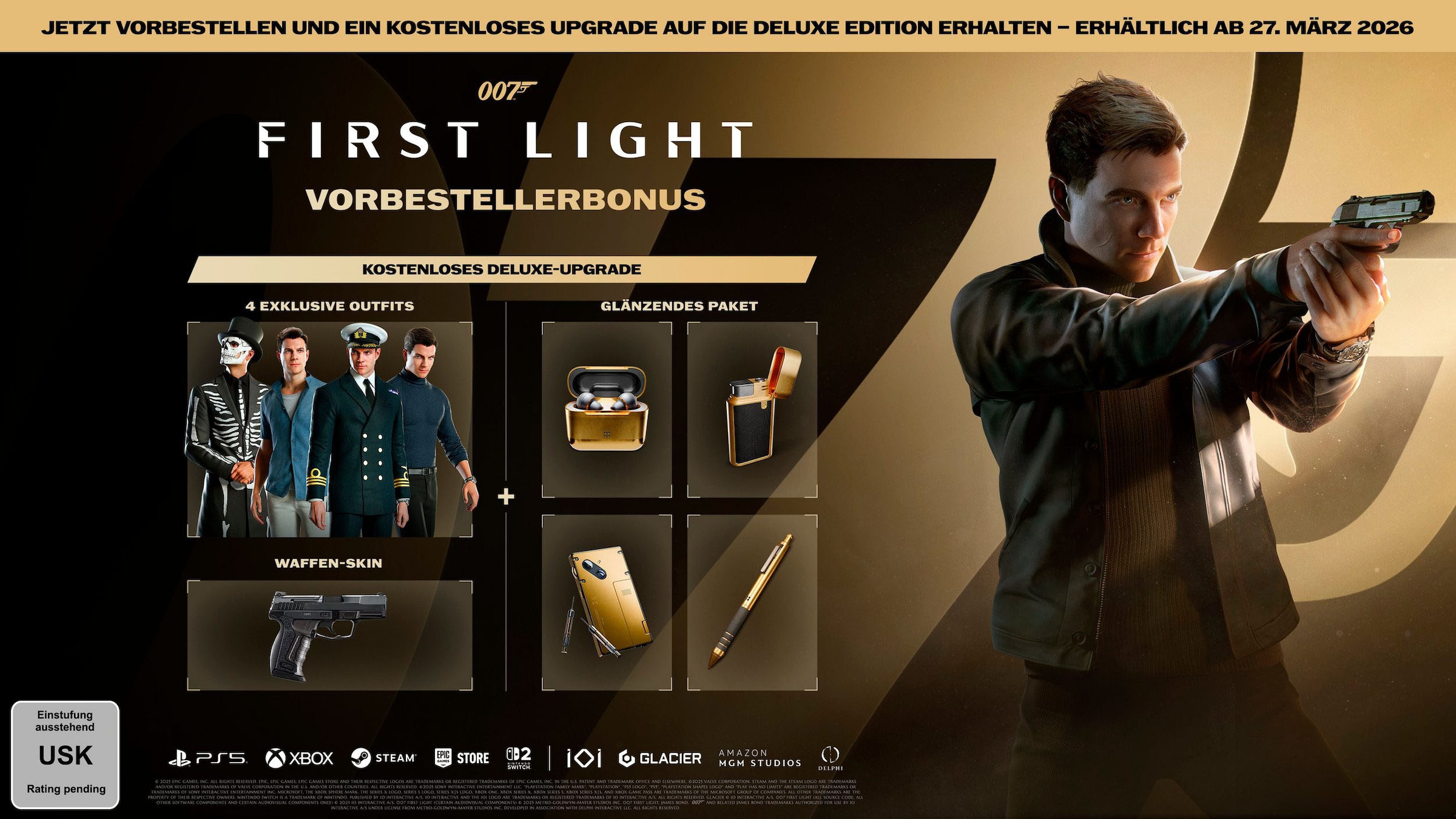 IOI Partners Logiciel de jeu »007 First Light Collector's Edition« PC
